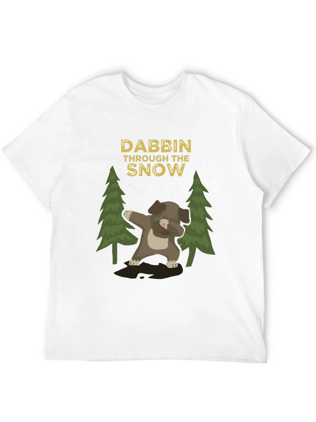 Dabbing Through The Snow Graphic Tee