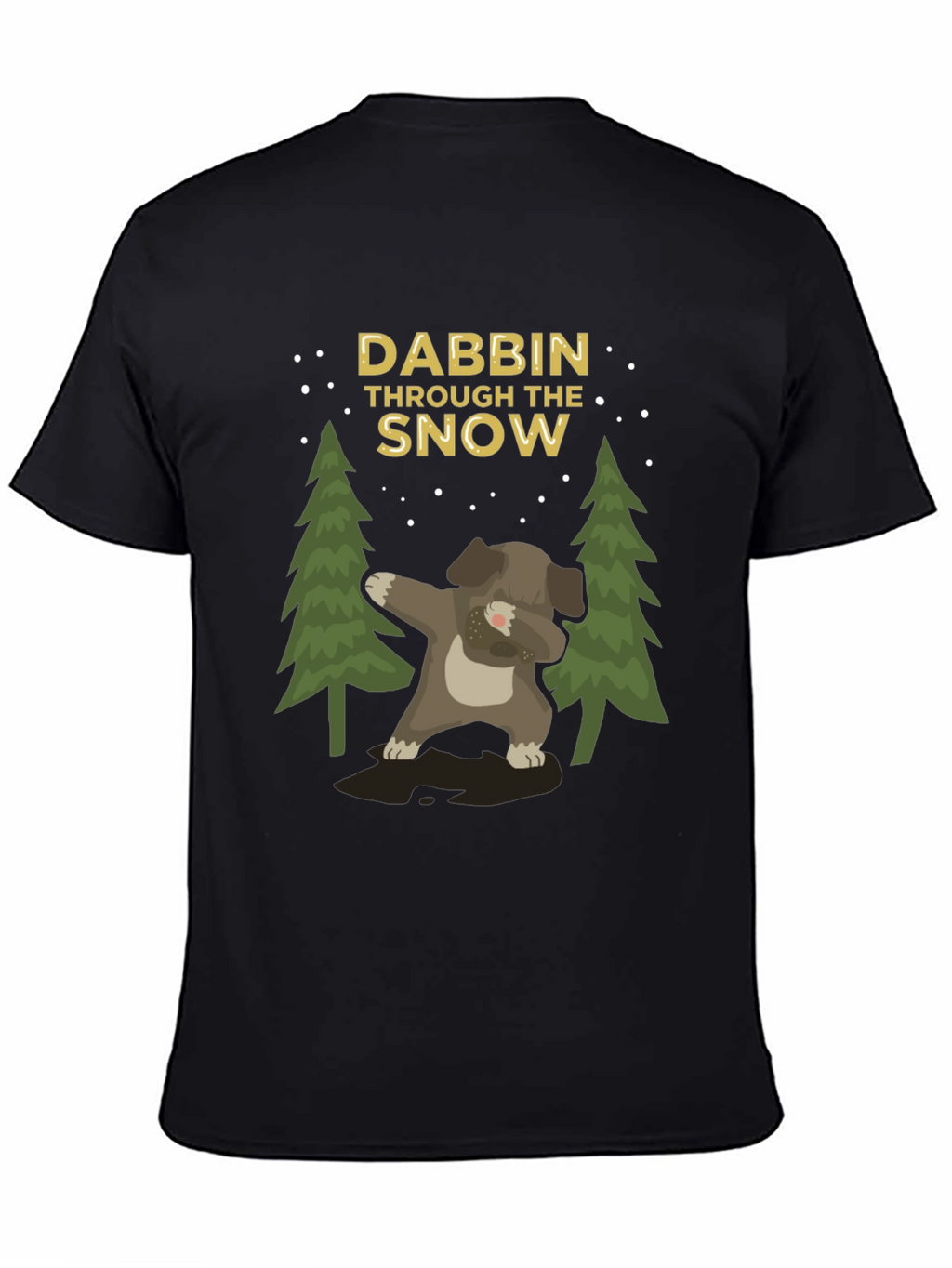 Dabbing Through The Snow Graphic Tee