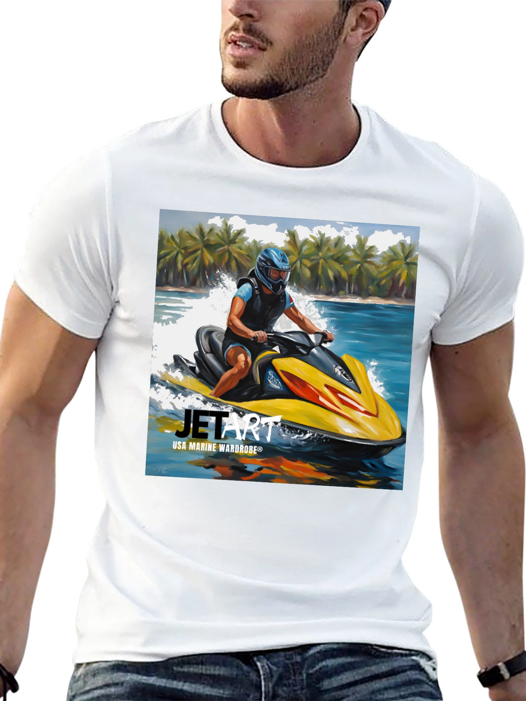 Jet Art T-Shirt - USA Marine Wardrobe