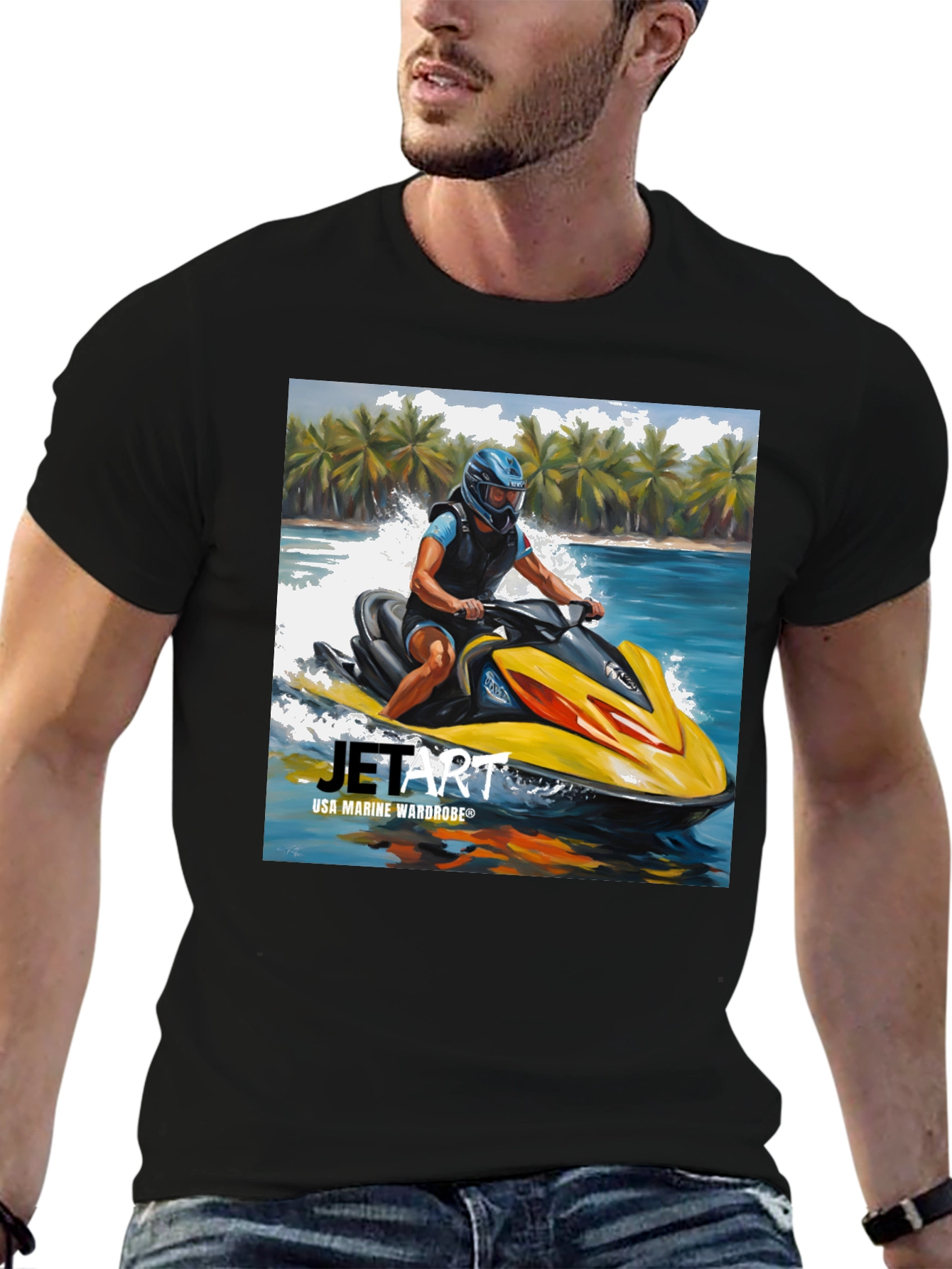 Jet Art T-Shirt - USA Marine Wardrobe