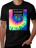 Fibonacci Sequence Tie-Dye Graphic T-Shirt