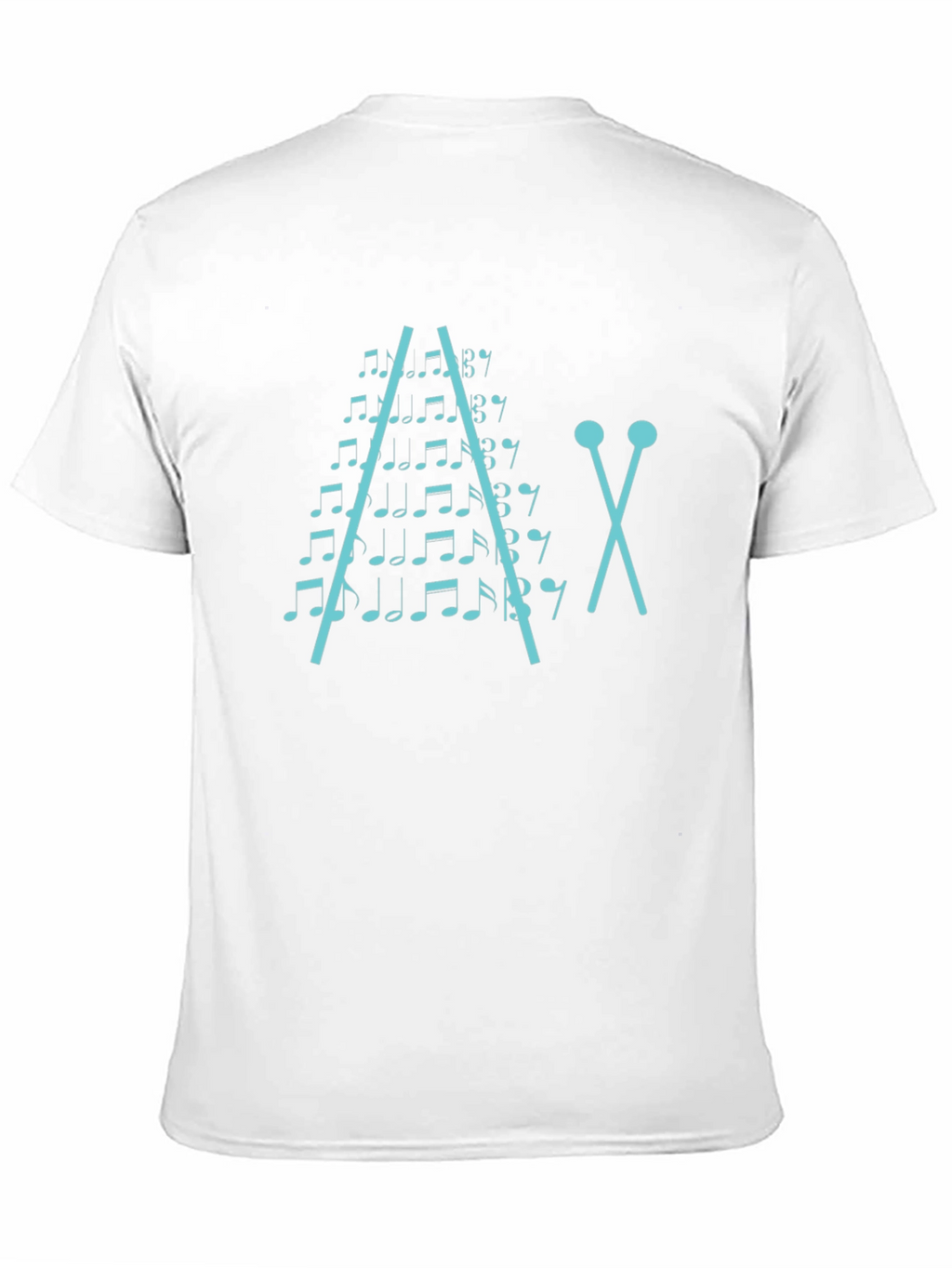 Musical Notes Xylophone Graphic T-Shirt