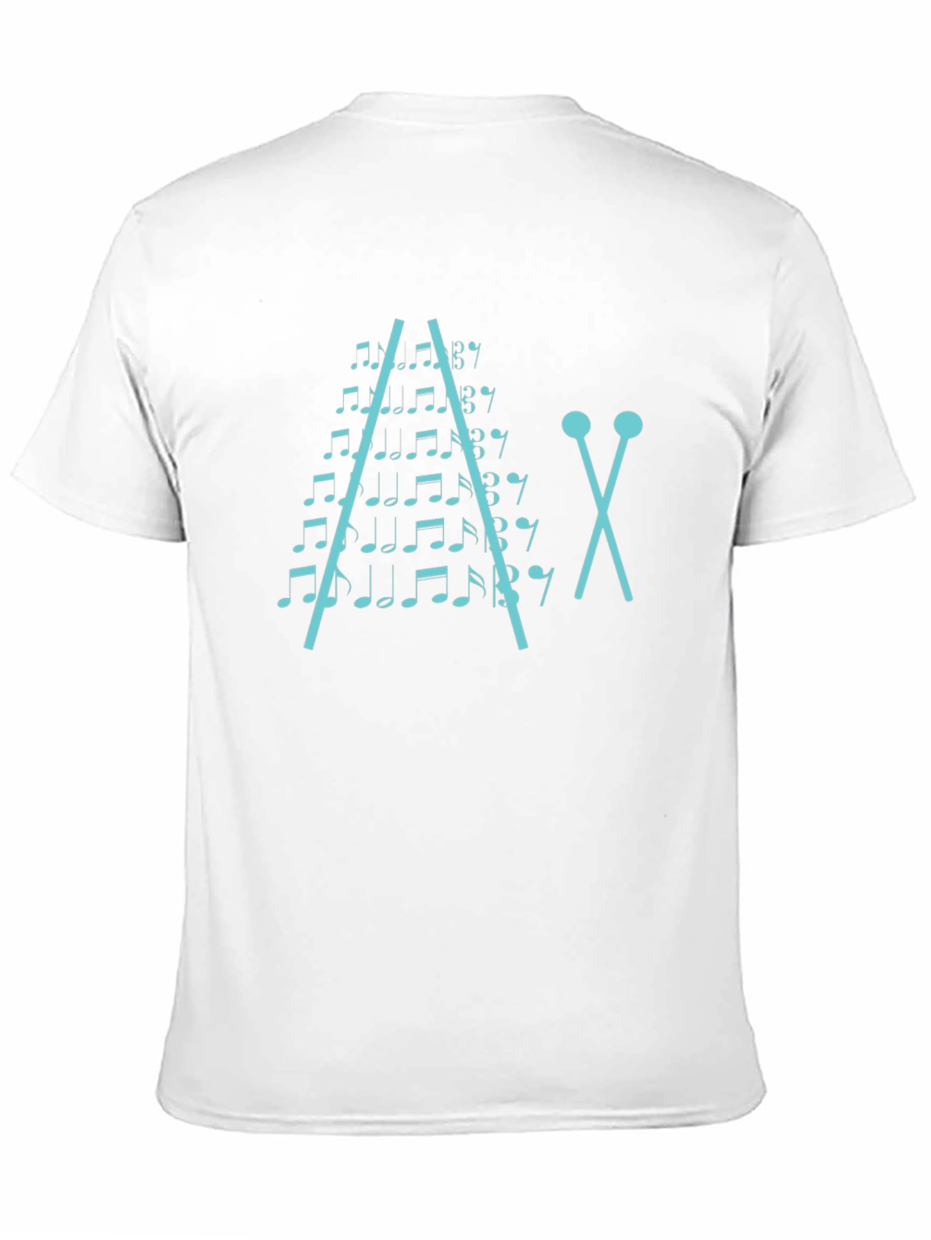 Musical Notes Xylophone Graphic T-Shirt