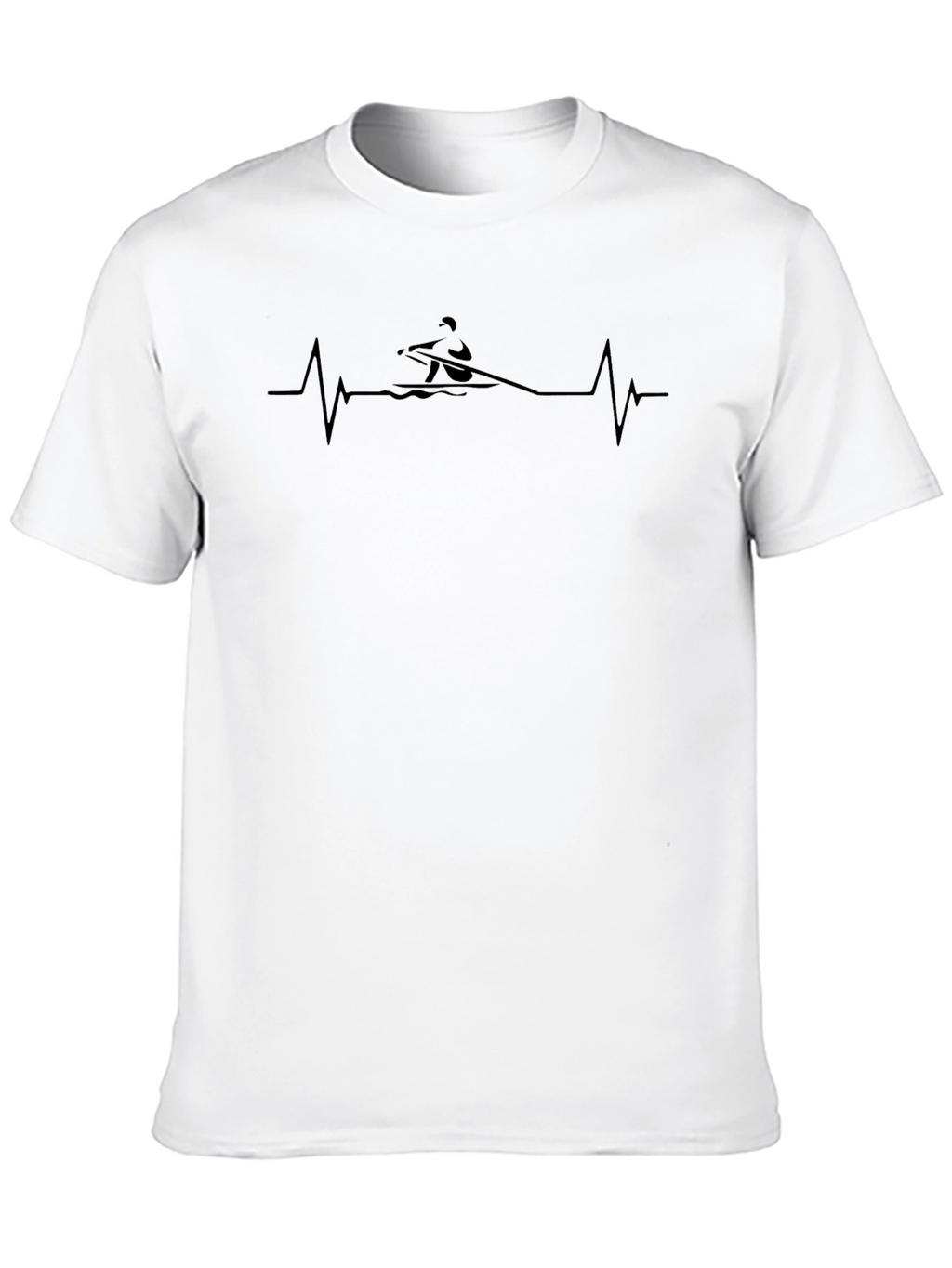 Rowing Heartbeat T-Shirt - Athletes Tee