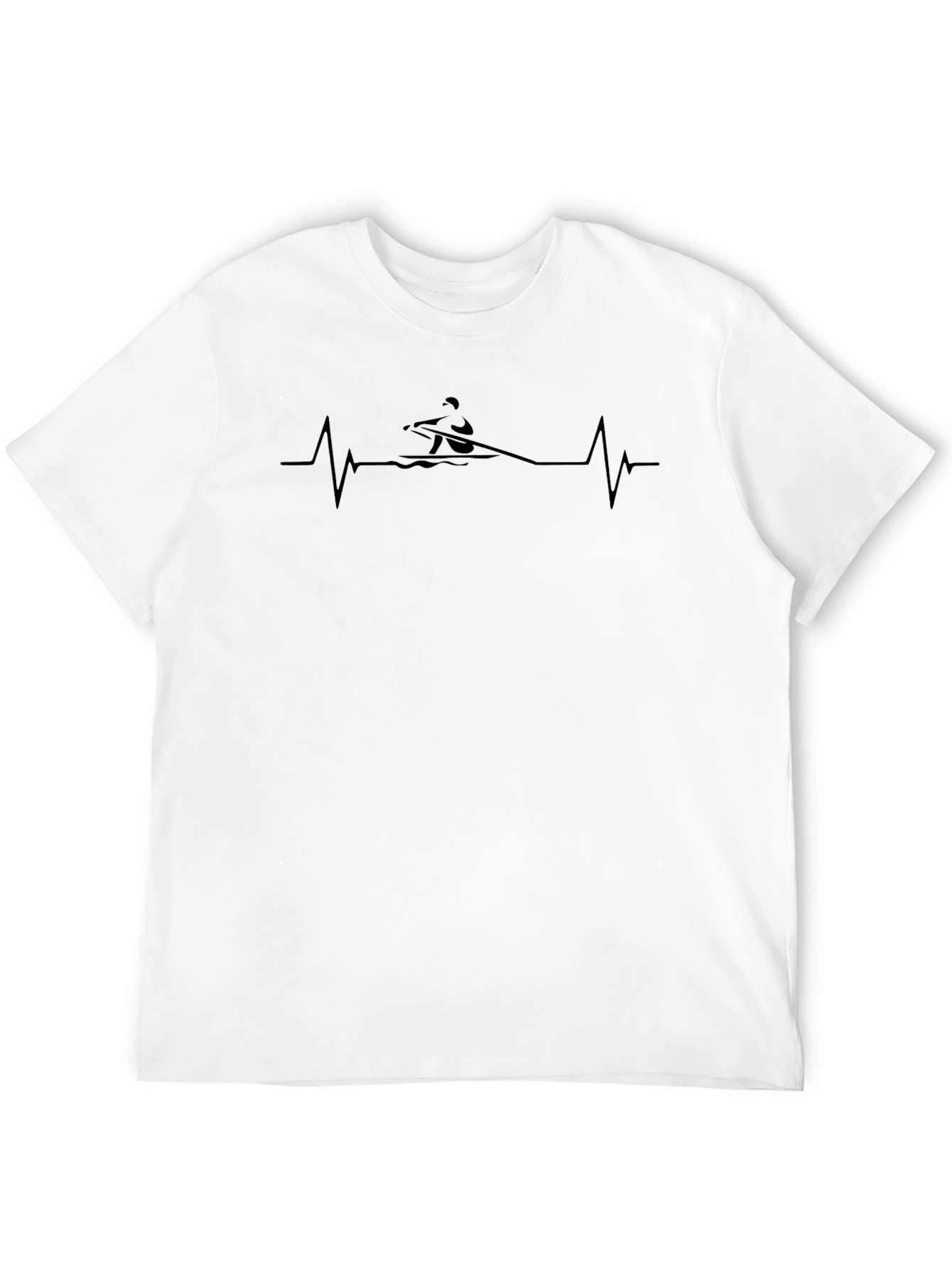 Rowing Heartbeat T-Shirt - Athletes Tee