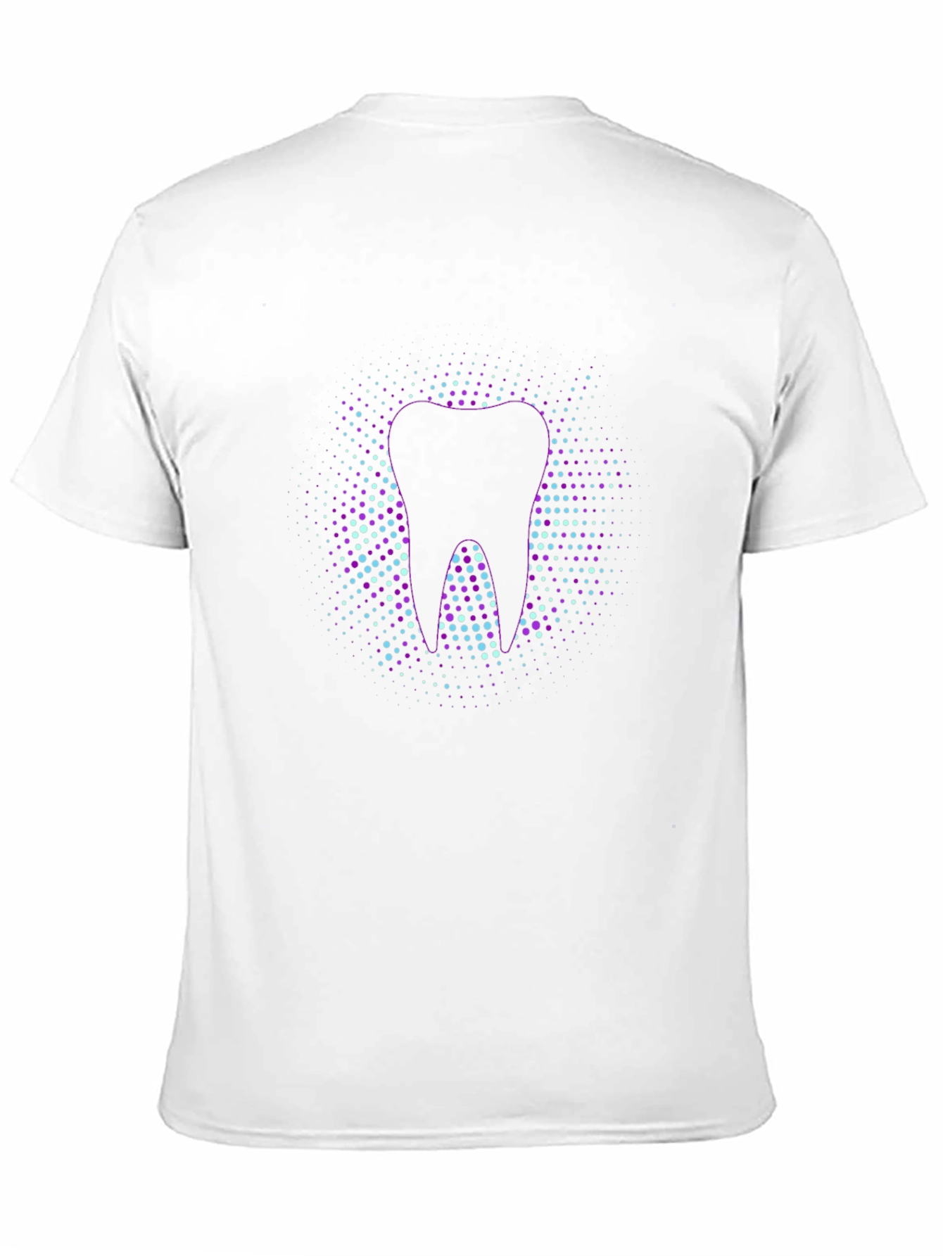 Modern Tooth Graphic Black T-Shirt