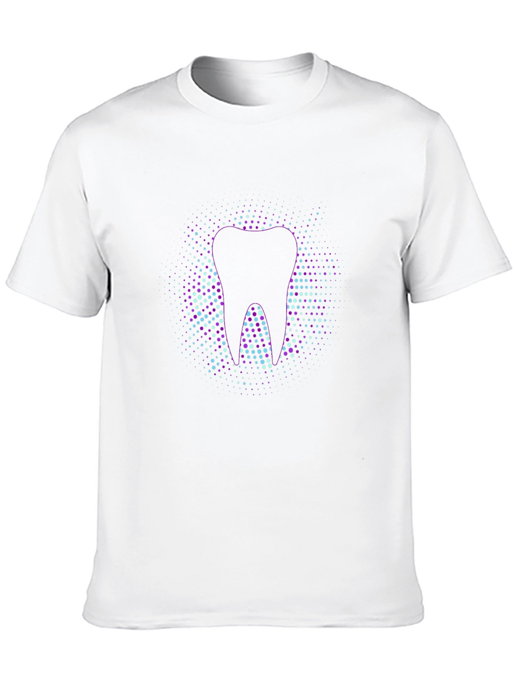 Modern Tooth Graphic Black T-Shirt