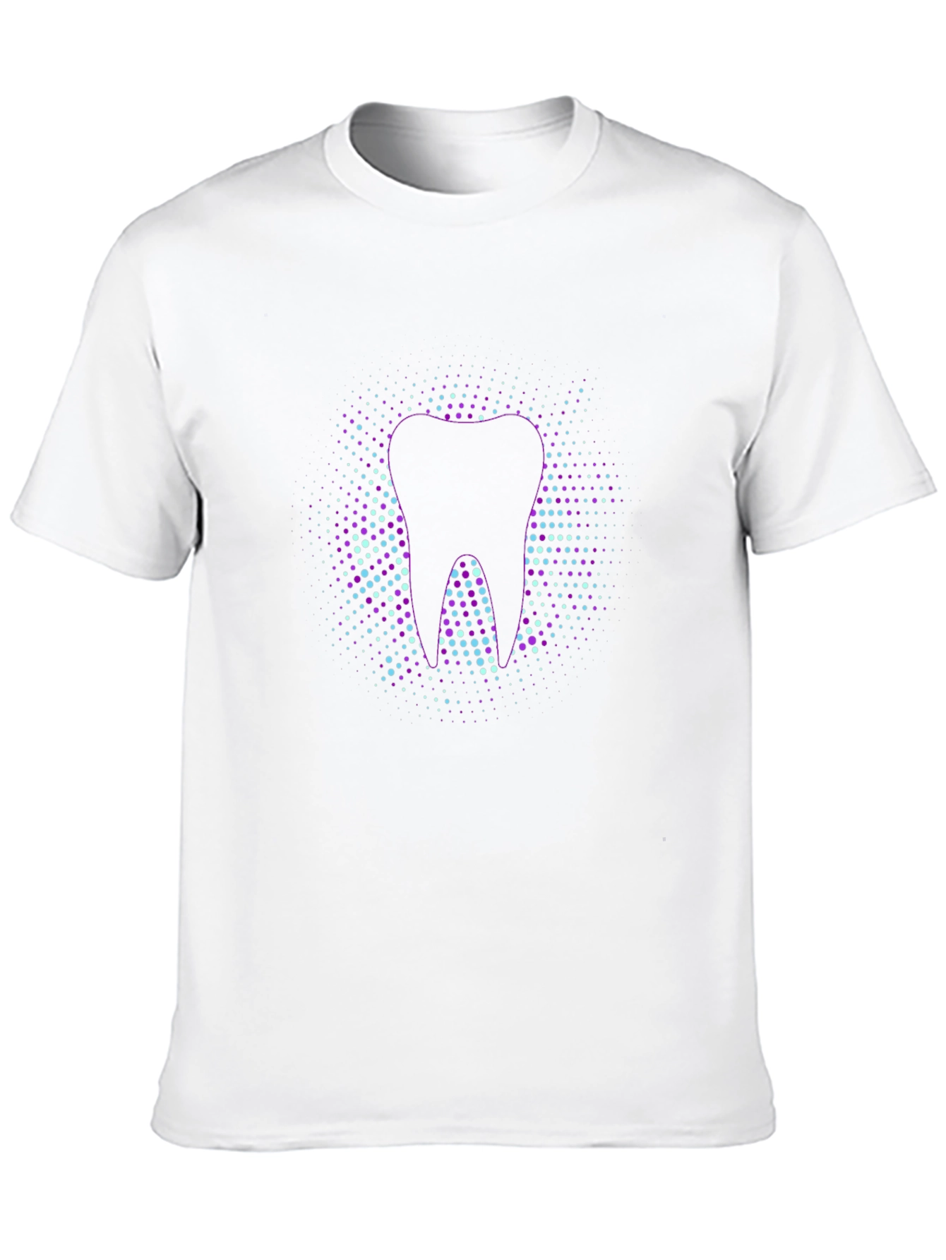 Modern Tooth Graphic Black T-Shirt