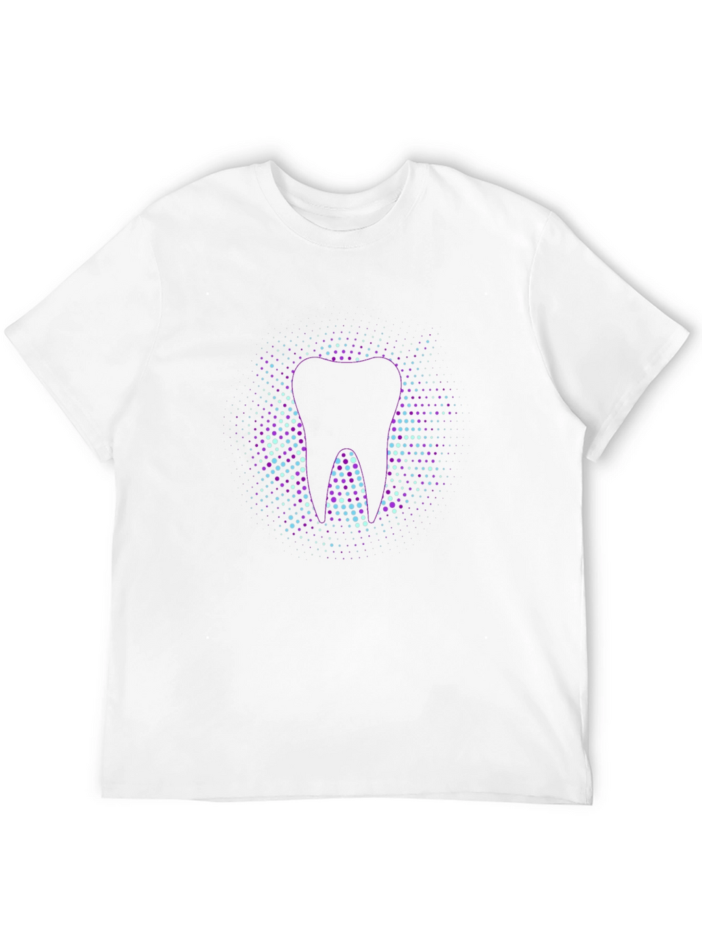 Modern Tooth Graphic Black T-Shirt