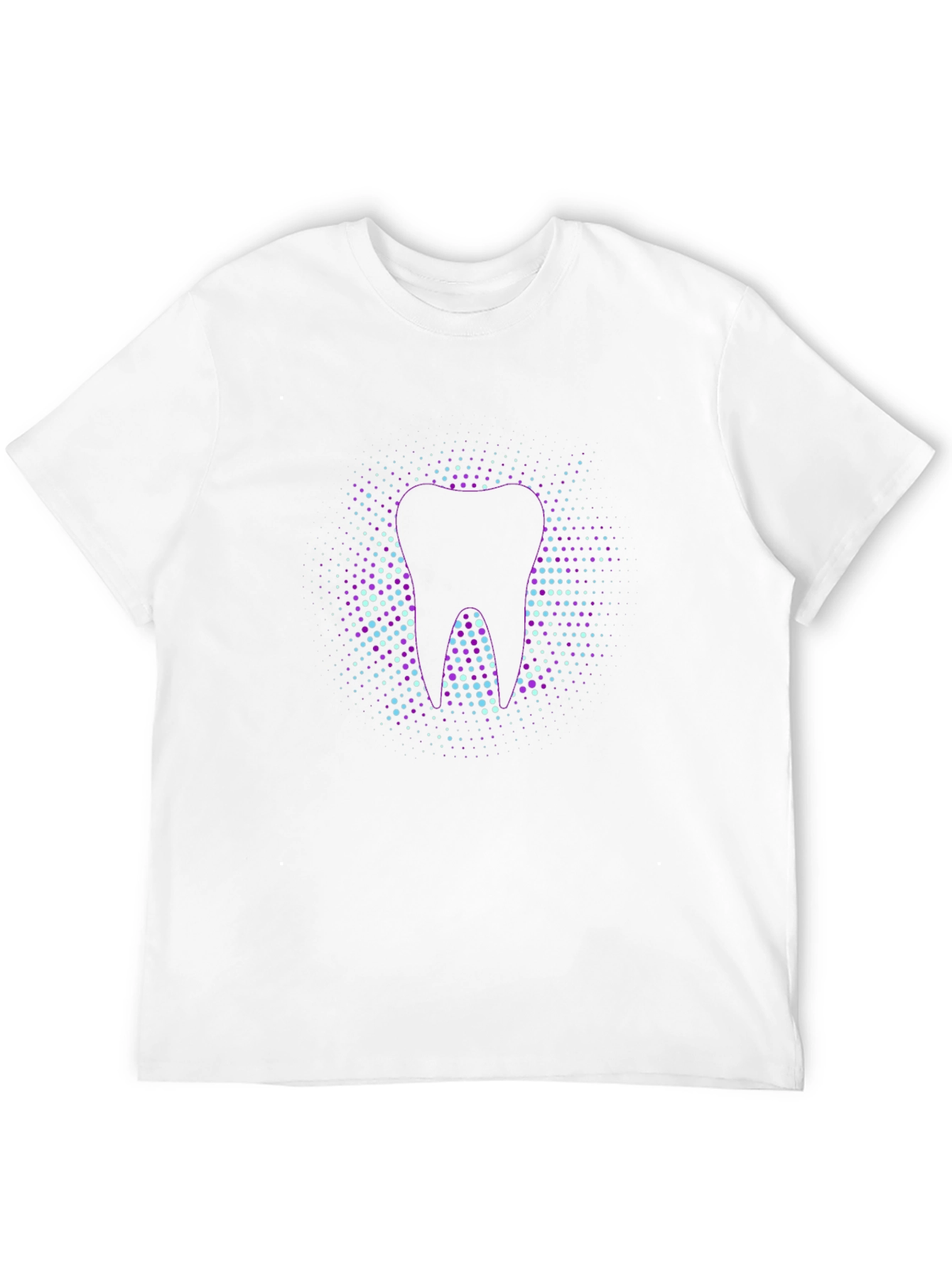 Modern Tooth Graphic Black T-Shirt