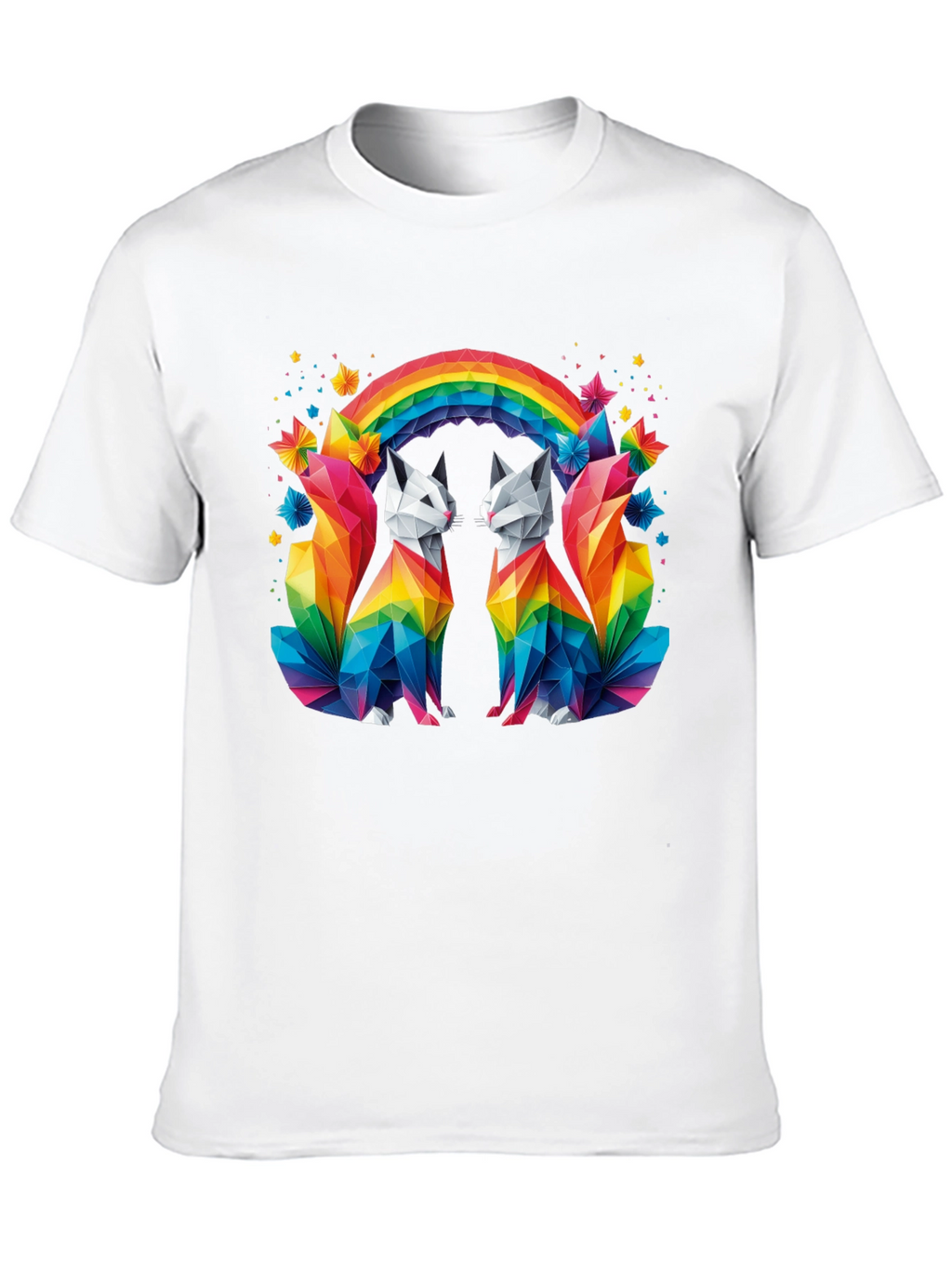 Rainbow Cats Graphic Tee