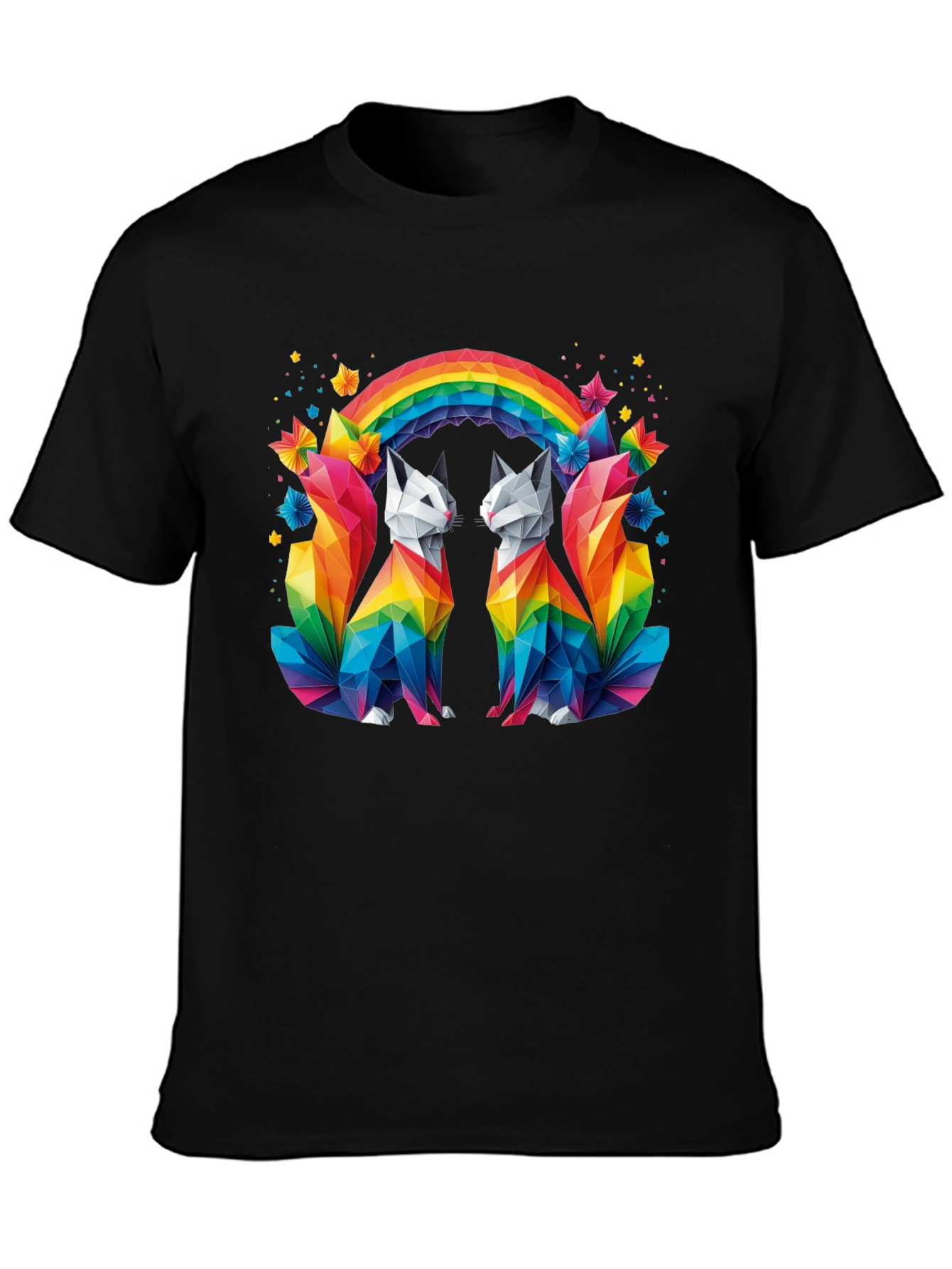 Rainbow Cats Graphic Tee