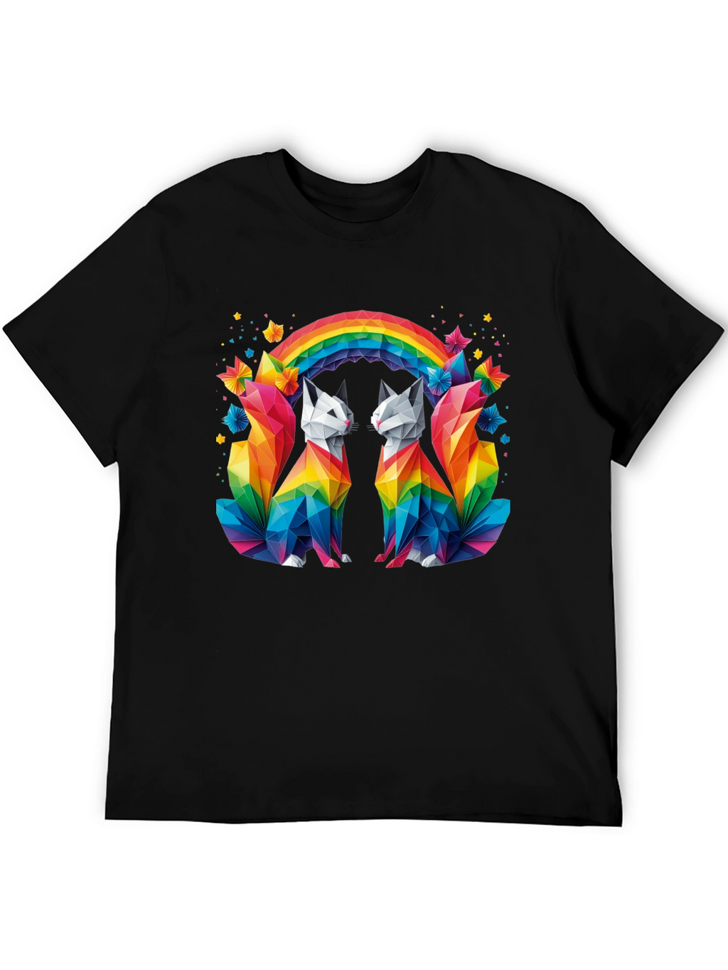 Rainbow Cats Graphic Tee