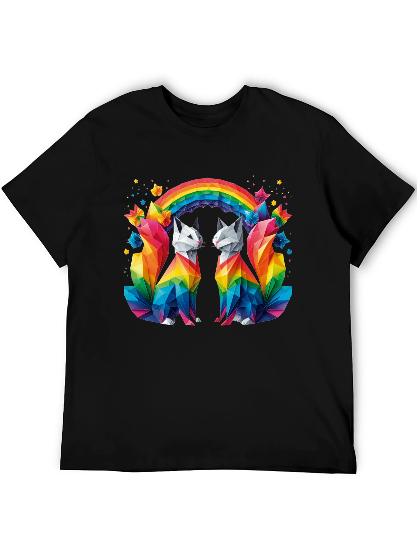 Rainbow Cats Graphic Tee