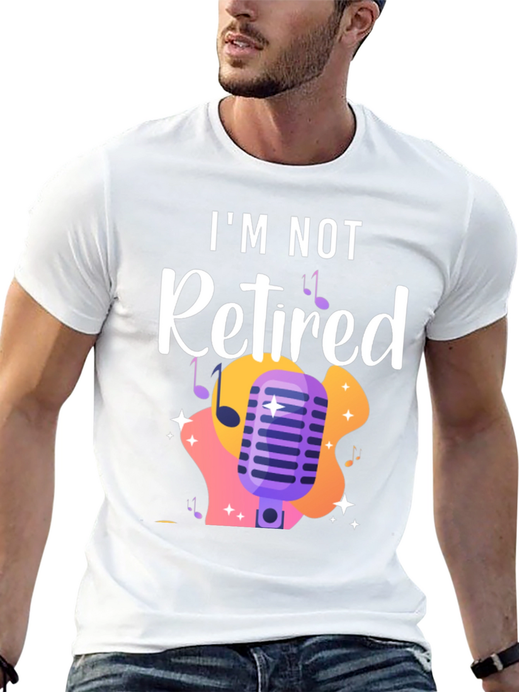 Im Not Retired T-Shirt - Musical Design