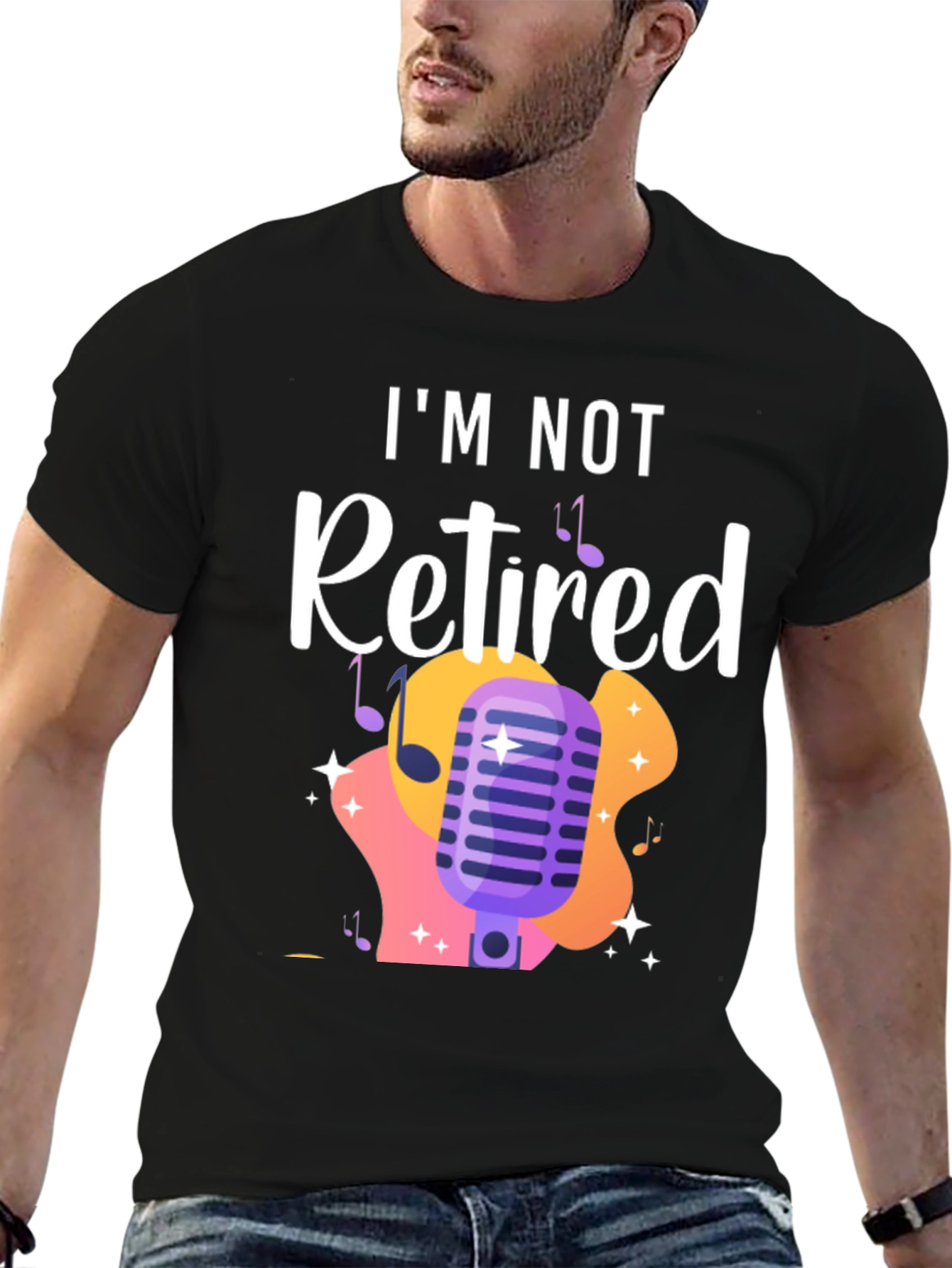 Im Not Retired T-Shirt - Musical Design