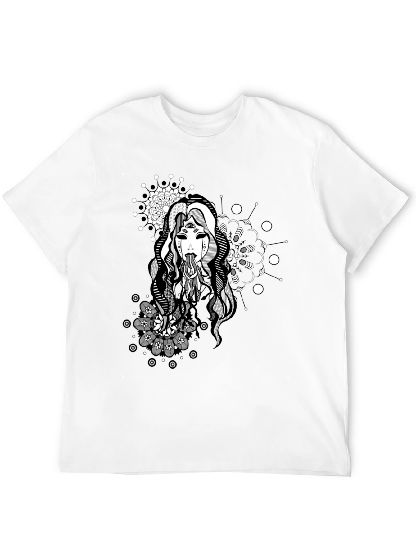Mystic Woman Graphic Tee - Black T-Shirt