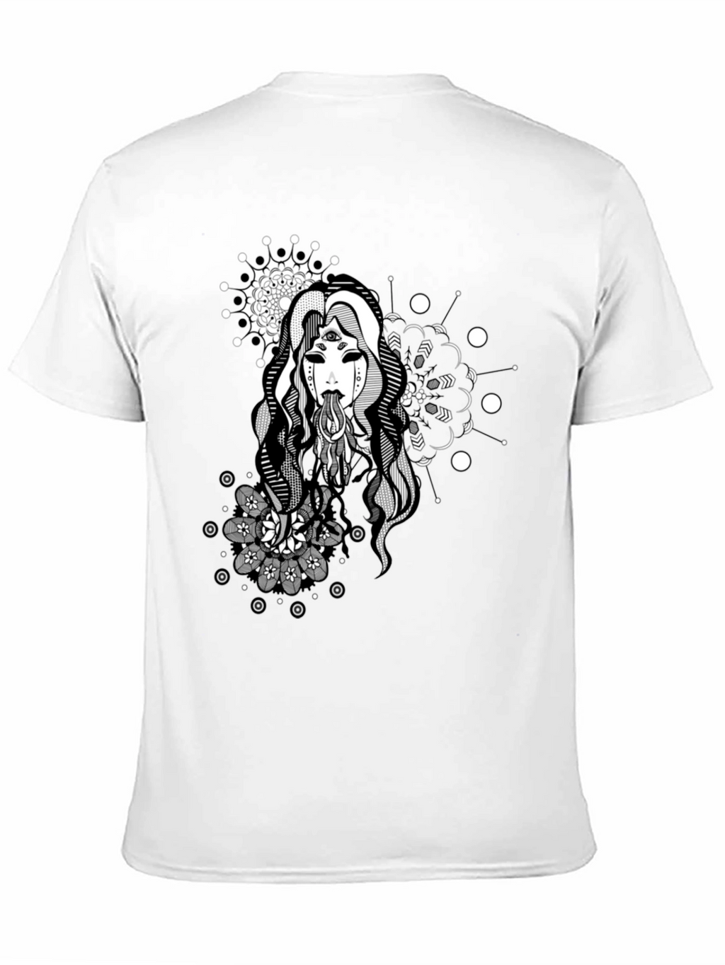 Mystic Woman Graphic Tee - Black T-Shirt
