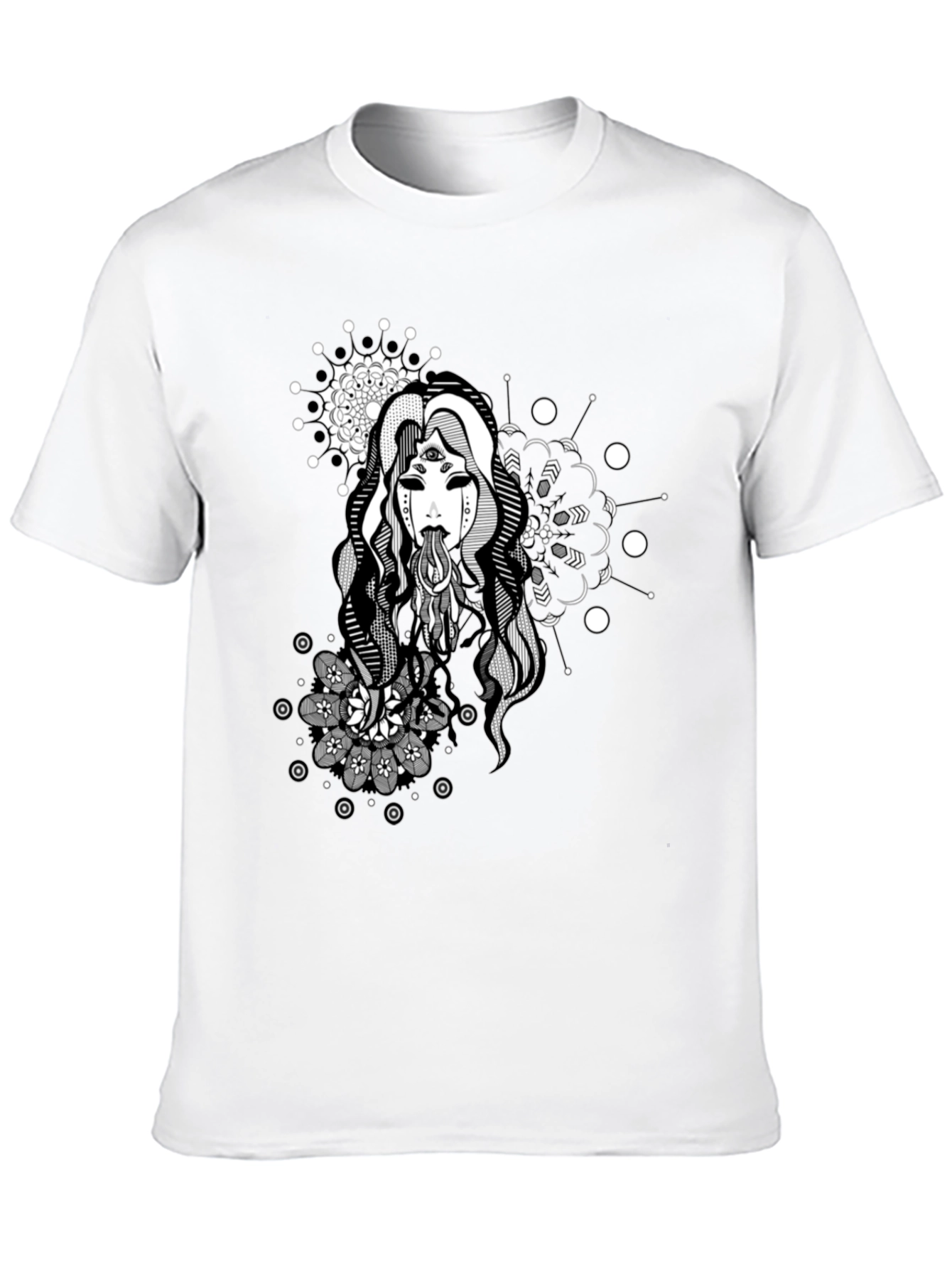 Mystic Woman Graphic Tee - Black T-Shirt