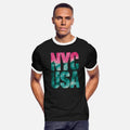 NYC USA Souvenir with Vibrant Colors