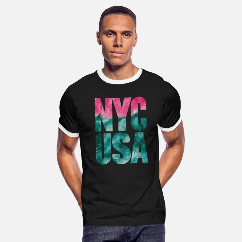 NYC USA Souvenir with Vibrant Colors