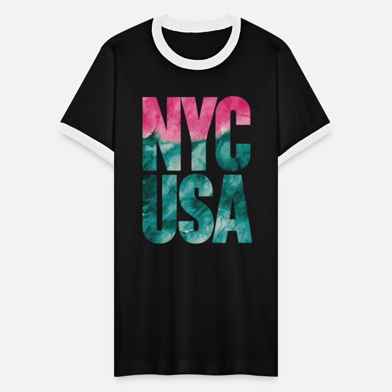 NYC USA Souvenir with Vibrant Colors