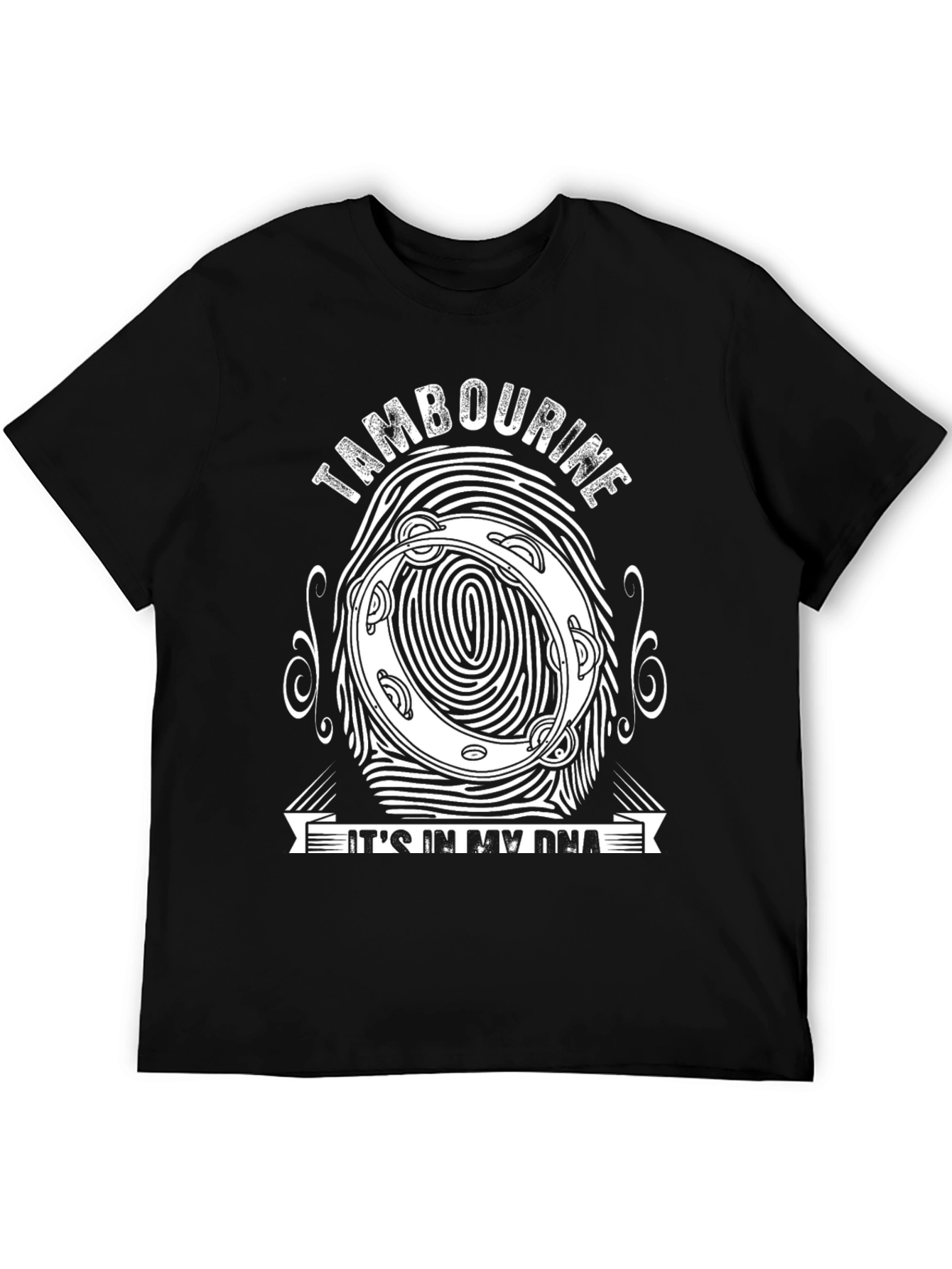 Tambourine DNA Graphic Tee - Musicians T-Shirt