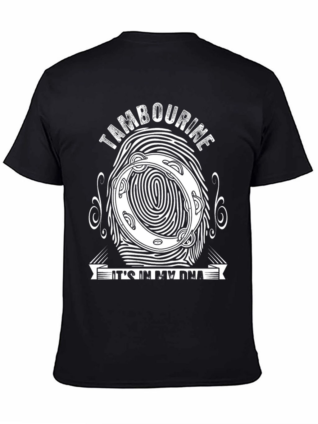 Tambourine DNA Graphic Tee - Musicians T-Shirt