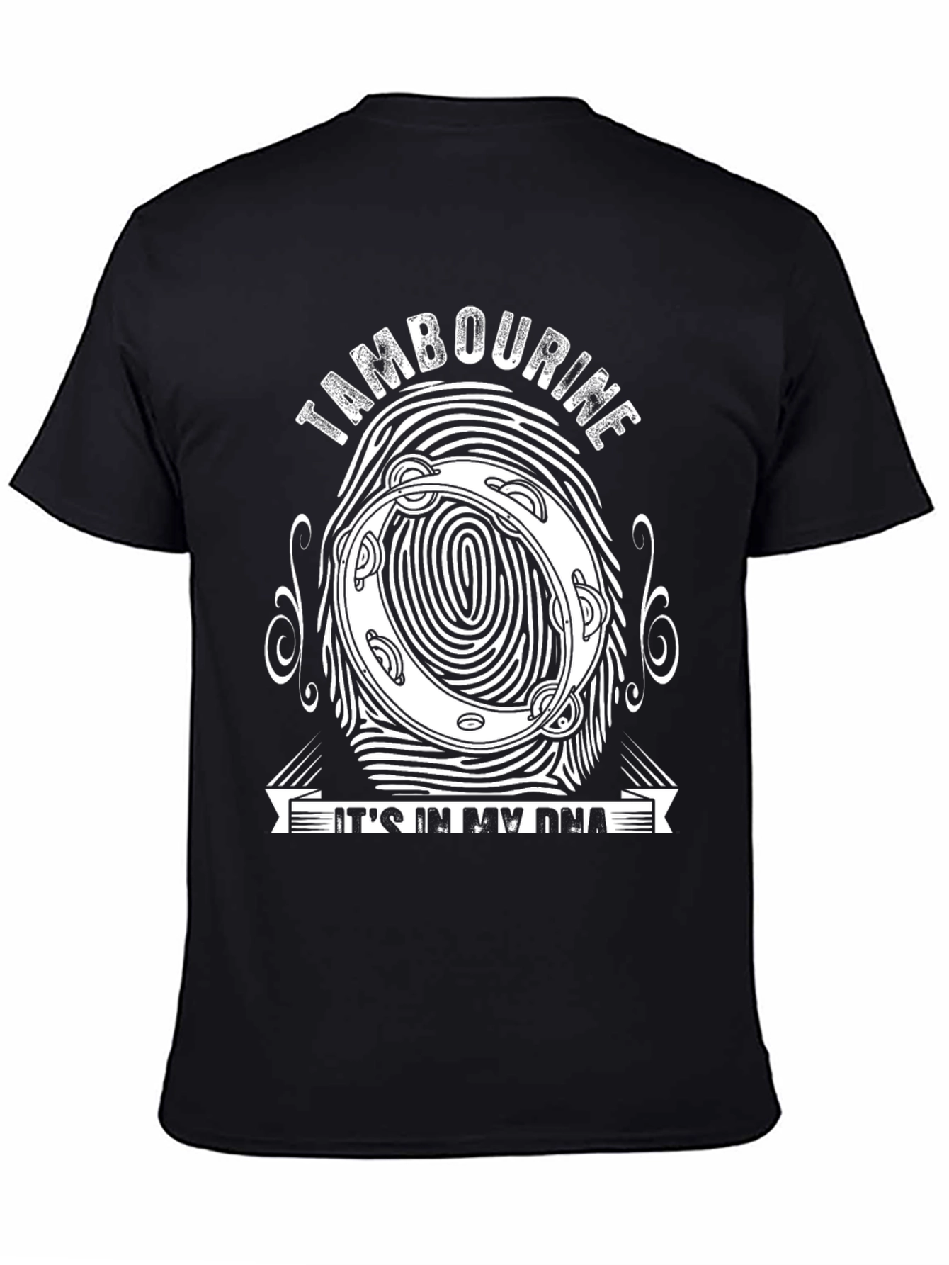 Tambourine DNA Graphic Tee - Musicians T-Shirt