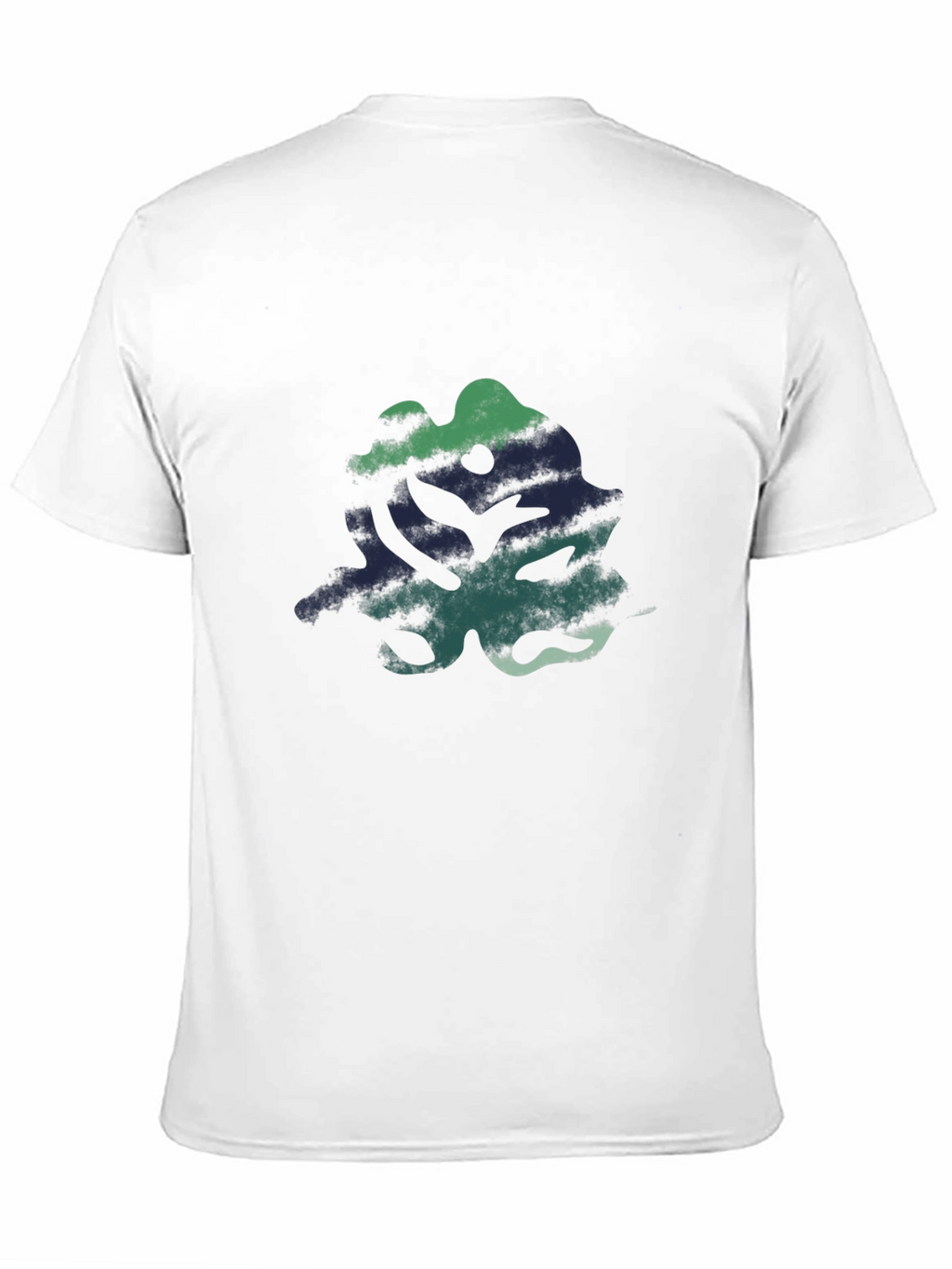 Abstract Graphic Print Black Casual T-Shirt