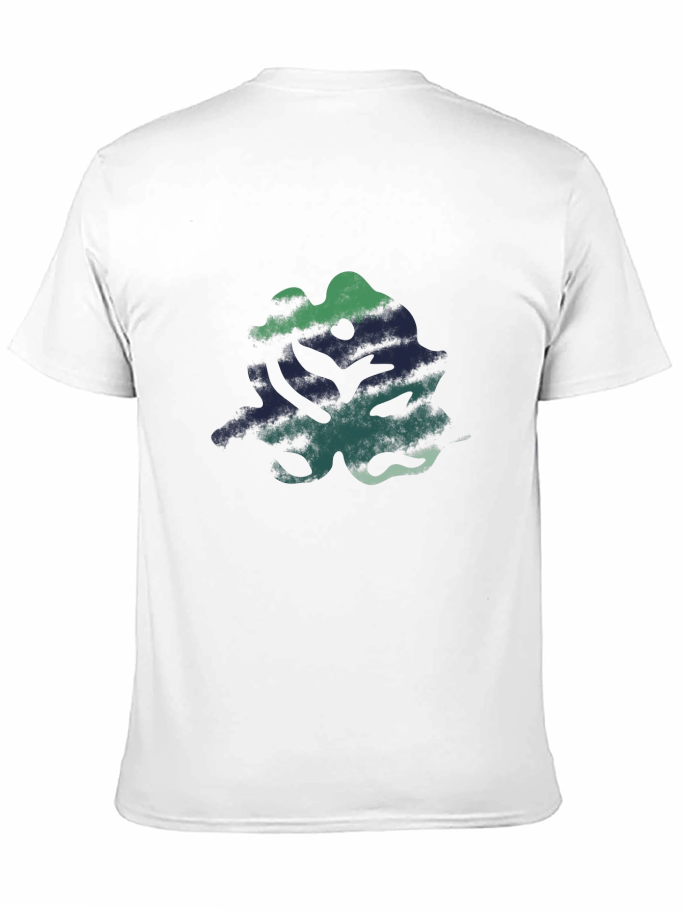 Abstract Graphic Print Black Casual T-Shirt