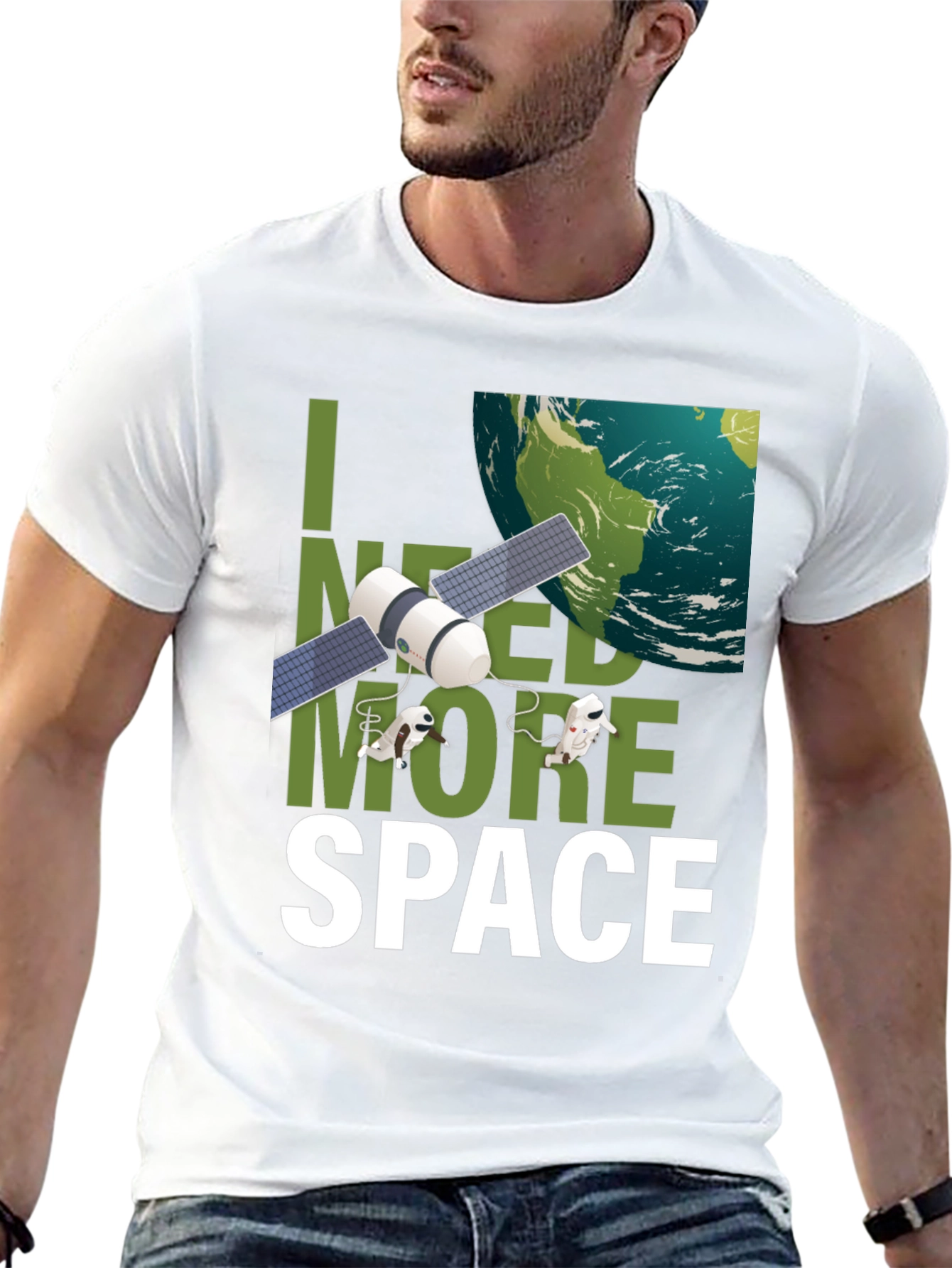 I Need More Space Funny Graphic T-Shirt