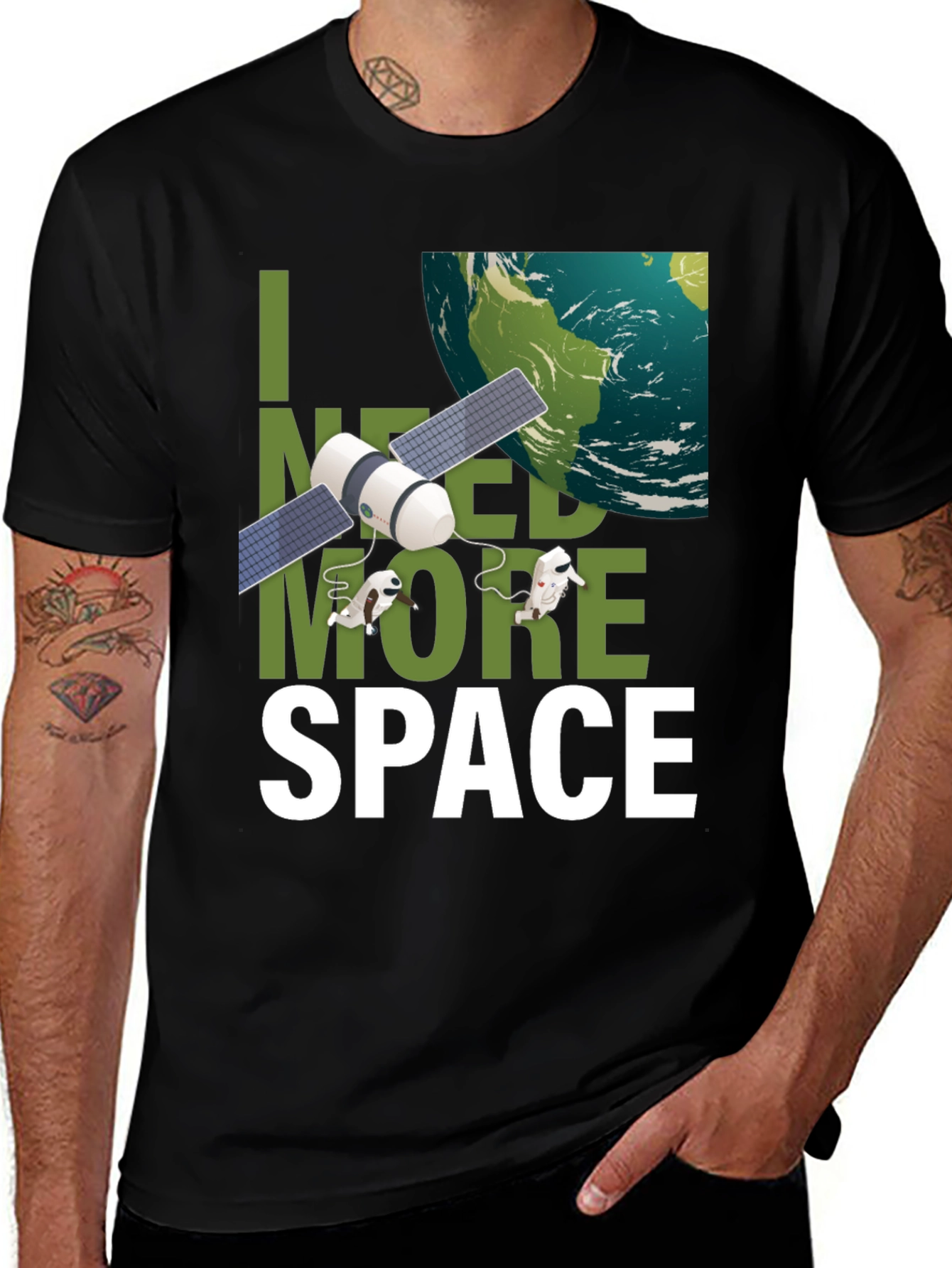 I Need More Space Funny Graphic T-Shirt