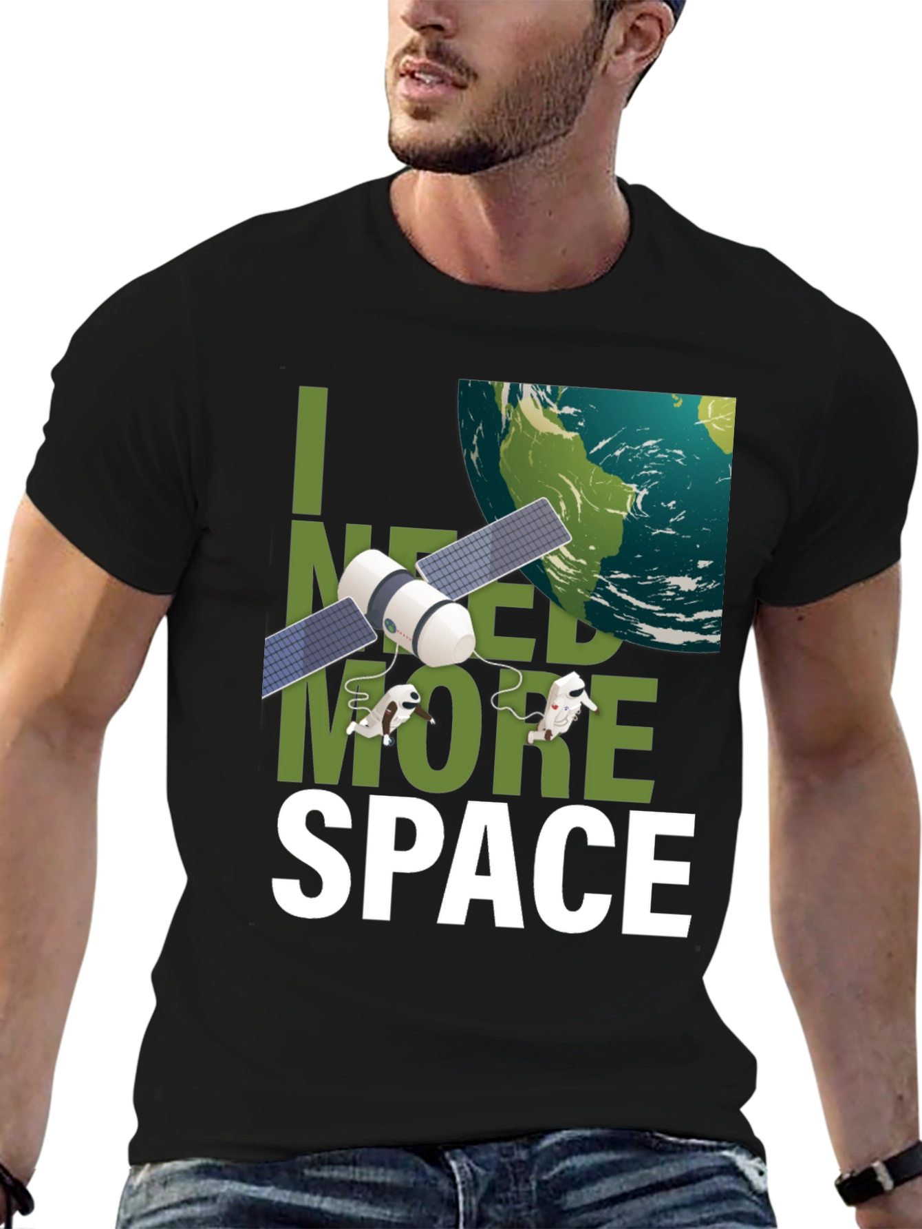 I Need More Space Funny Graphic T-Shirt