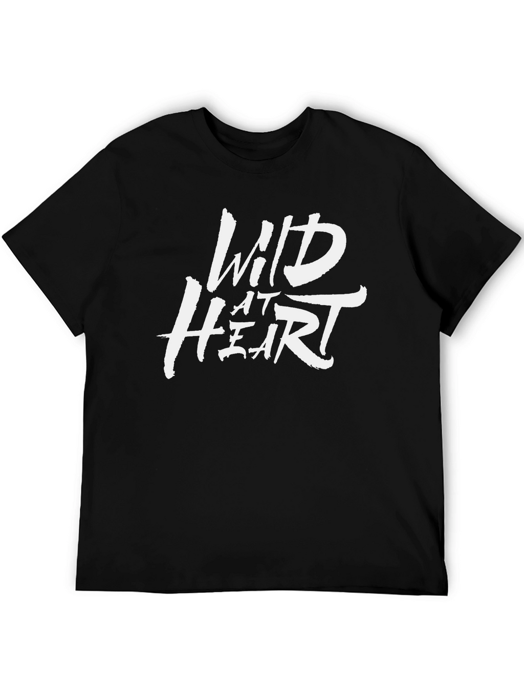 Wild at Heart Graphic Tee - Black Casual T-Shirt