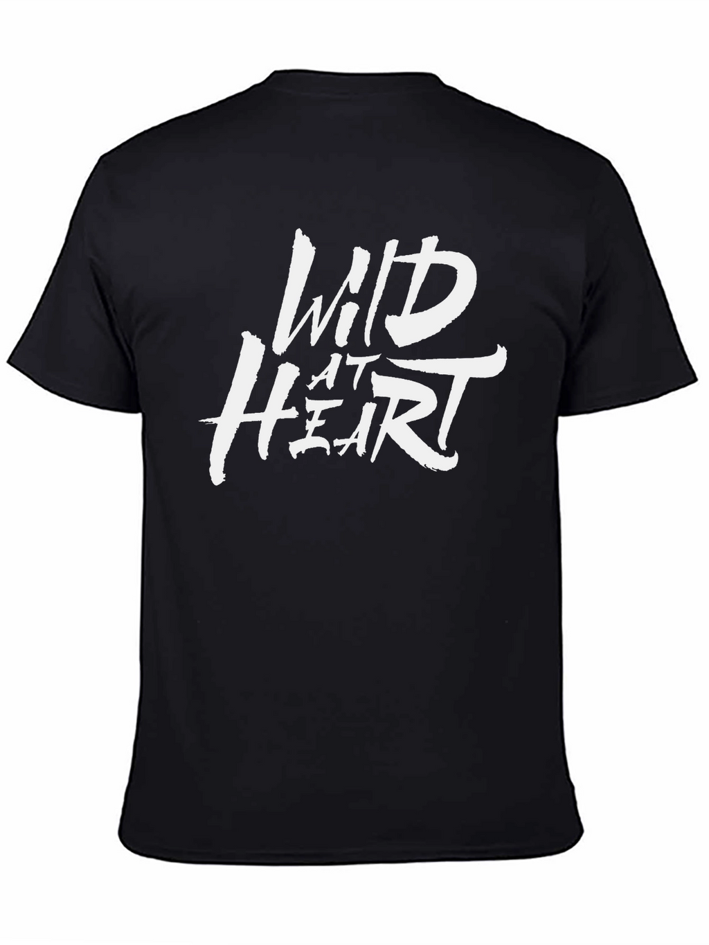 Wild at Heart Graphic Tee - Black Casual T-Shirt