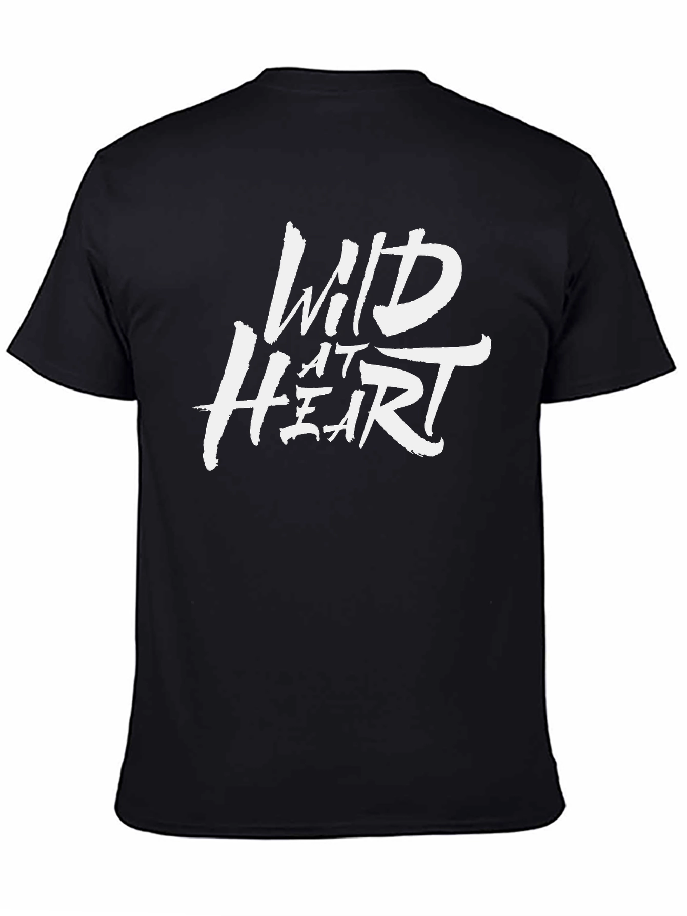 Wild at Heart Graphic Tee - Black Casual T-Shirt