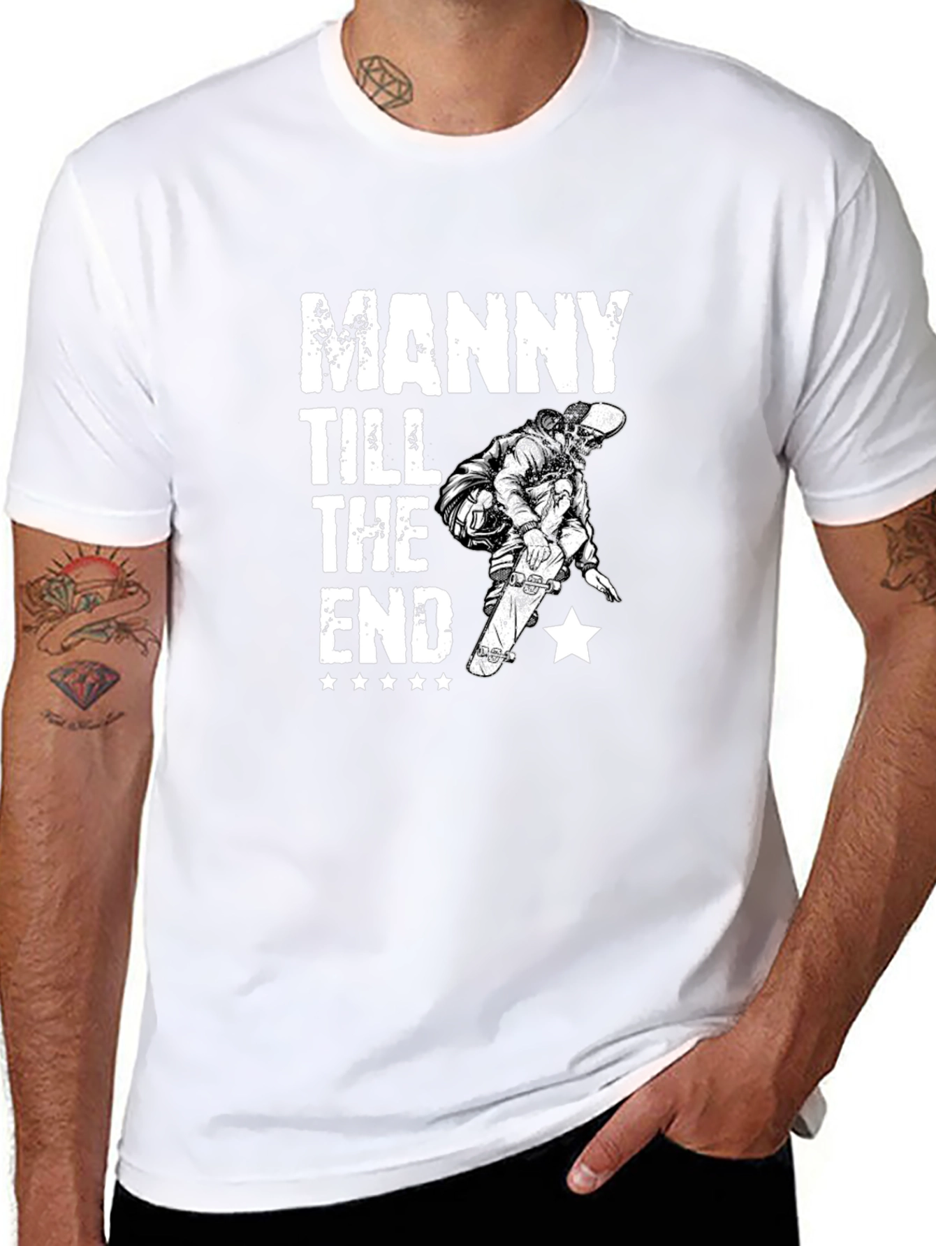 Manny Till The End Graphic T-Shirt
