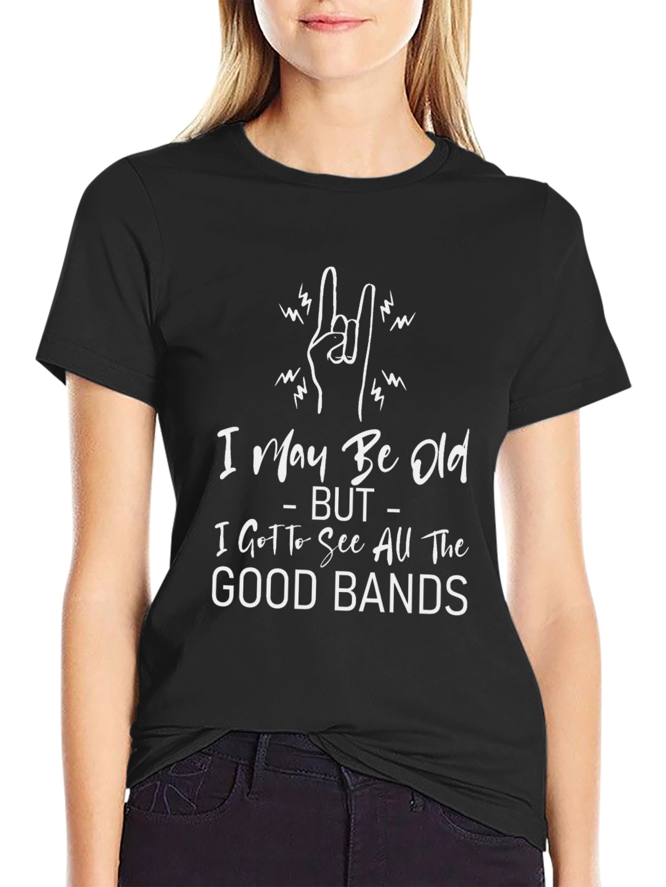I May Be Old T-Shirt - Rock On Design