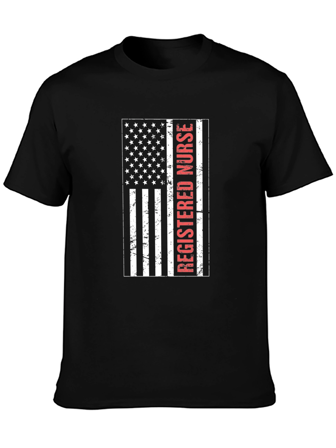 Registered Nurse American Flag T-Shirt
