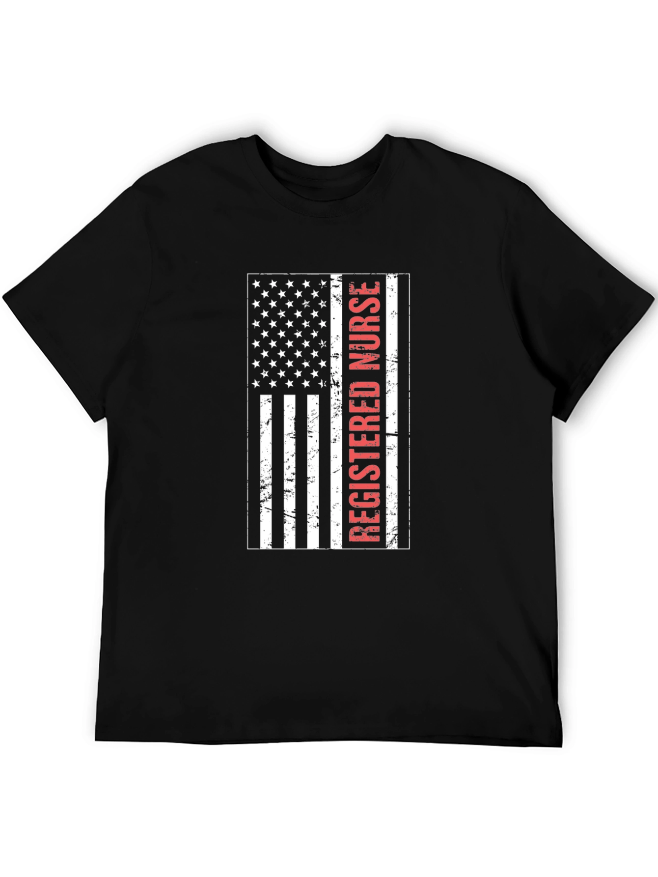 Registered Nurse American Flag T-Shirt