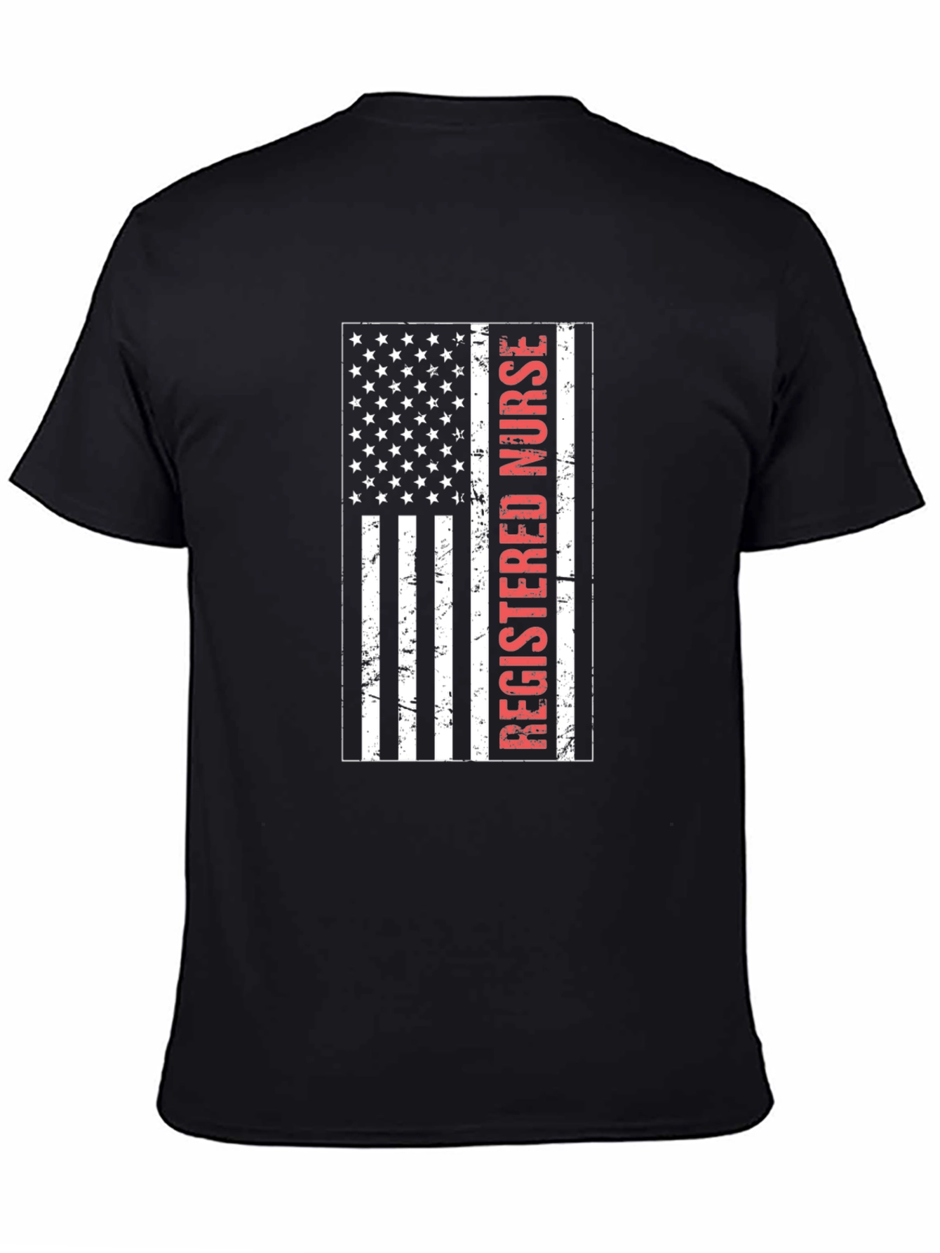 Registered Nurse American Flag T-Shirt
