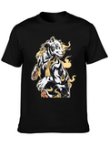 Tiger Graphic Black T-Shirt - Bold Streetwear Style