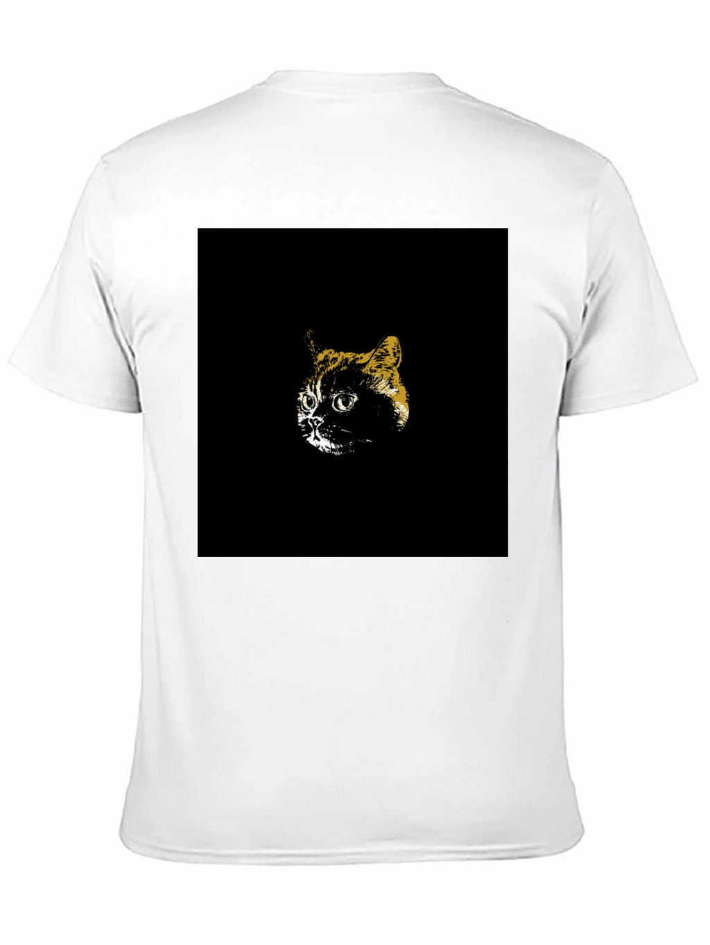 Cool Cat Graphic Tee - Black Cotton T-Shirt