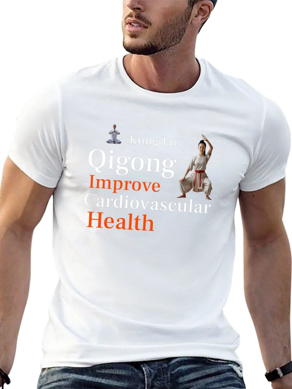 Kung Fu Qigong Cardiovascular Health T-Shirt