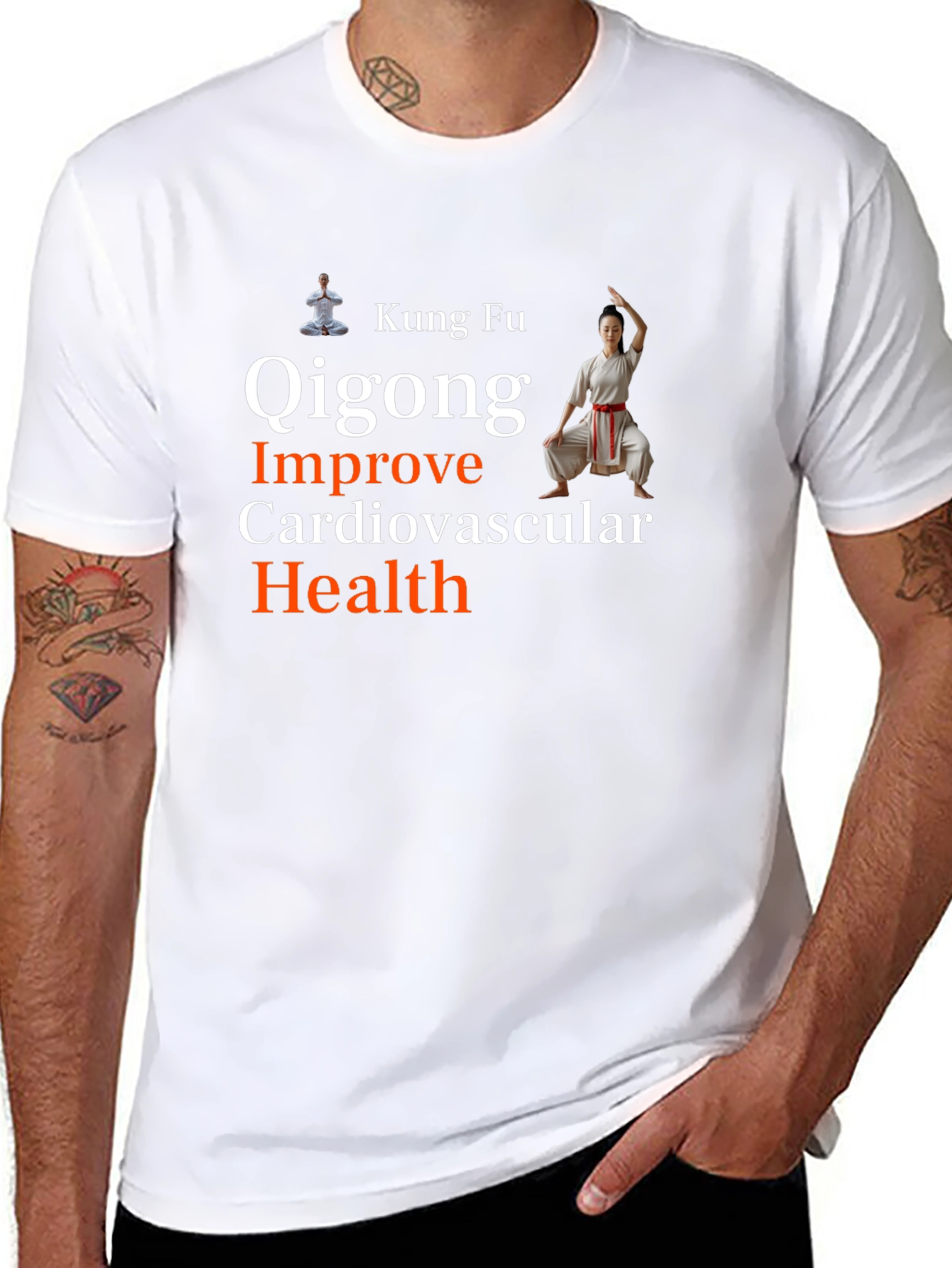 Kung Fu Qigong Cardiovascular Health T-Shirt