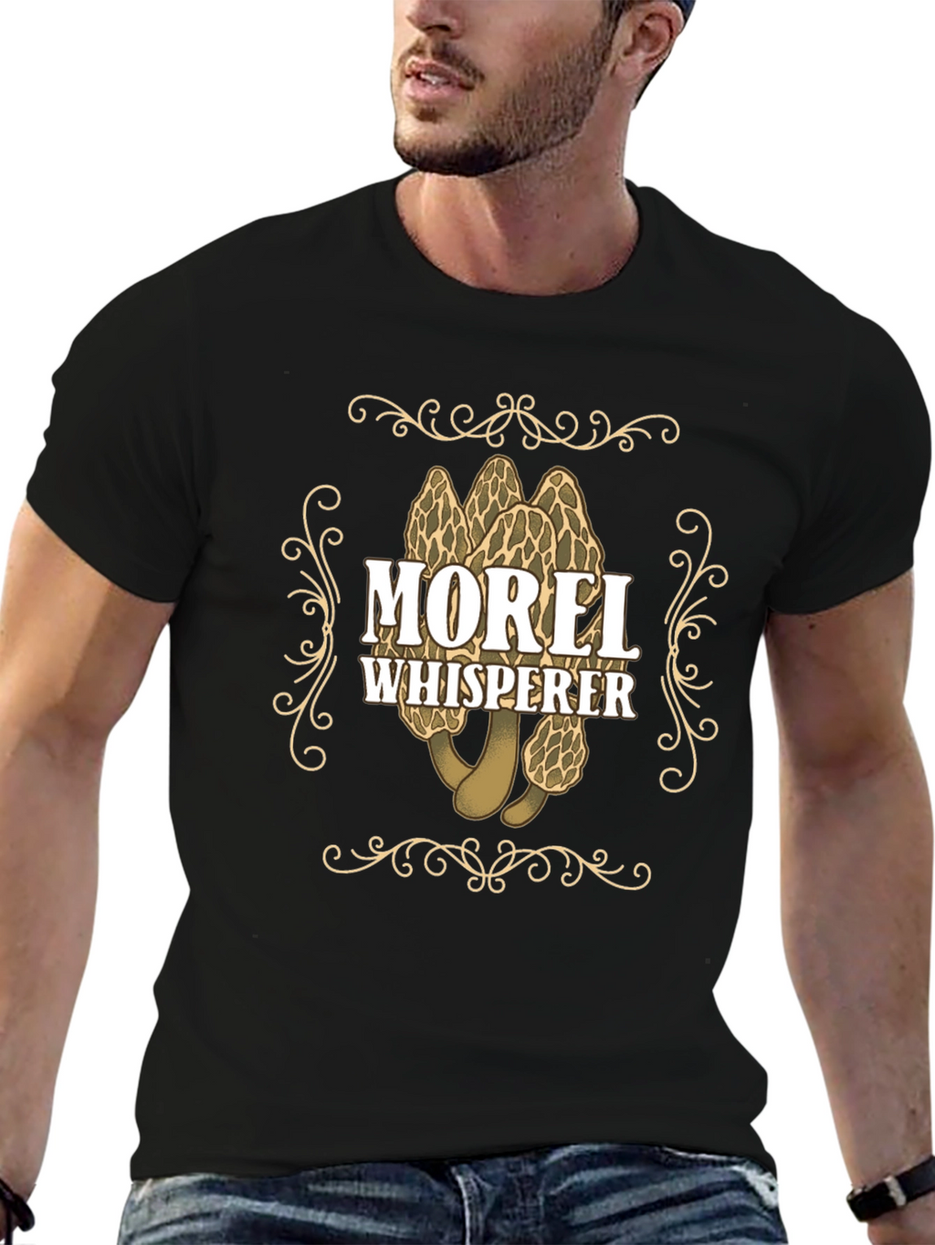 Morel Whisperer Graphic T-Shirt