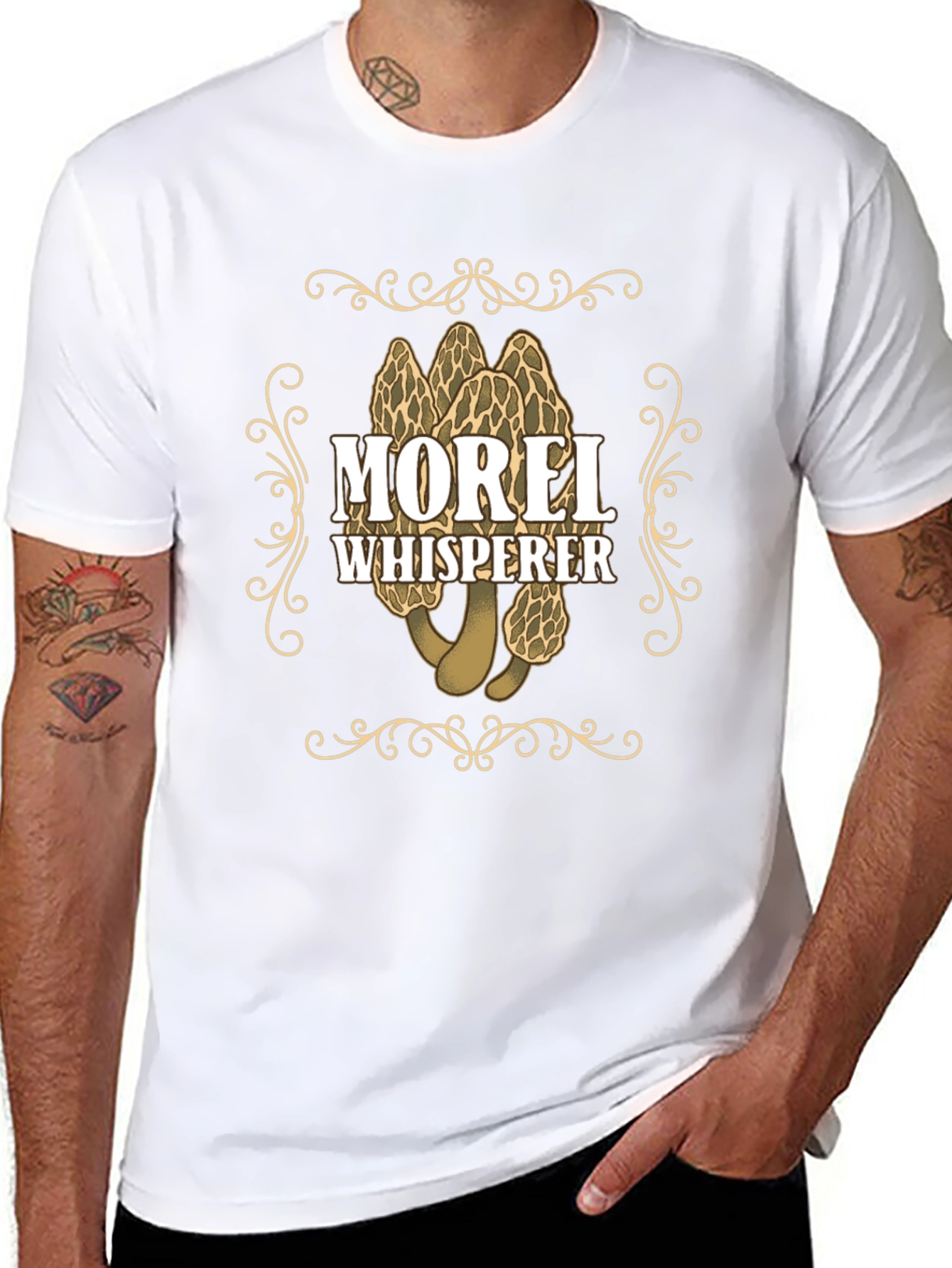 Morel Whisperer Graphic T-Shirt