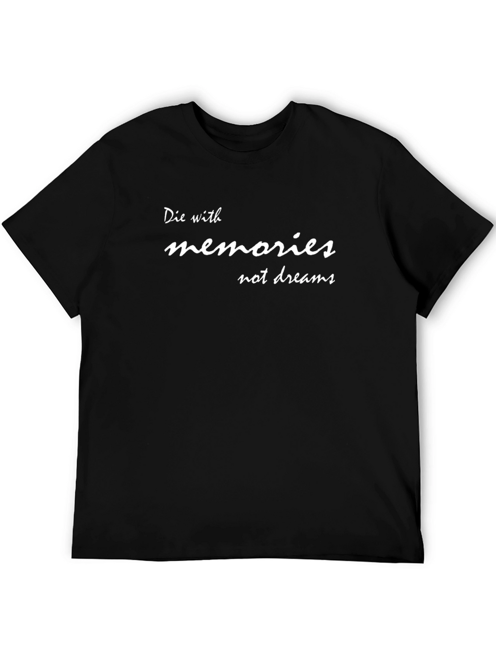 Die with Memories Black Graphic Tee