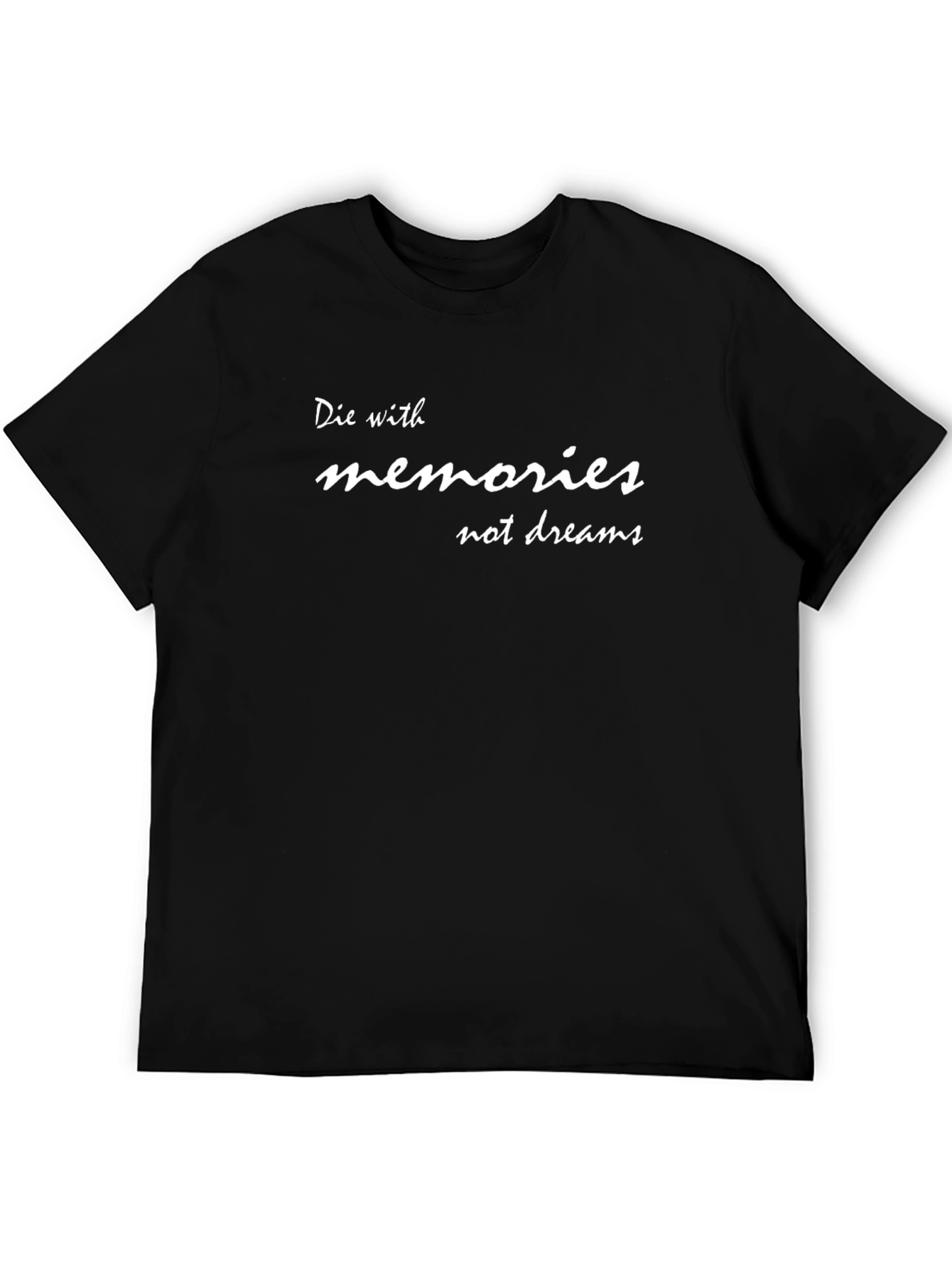 Die with Memories Black Graphic Tee